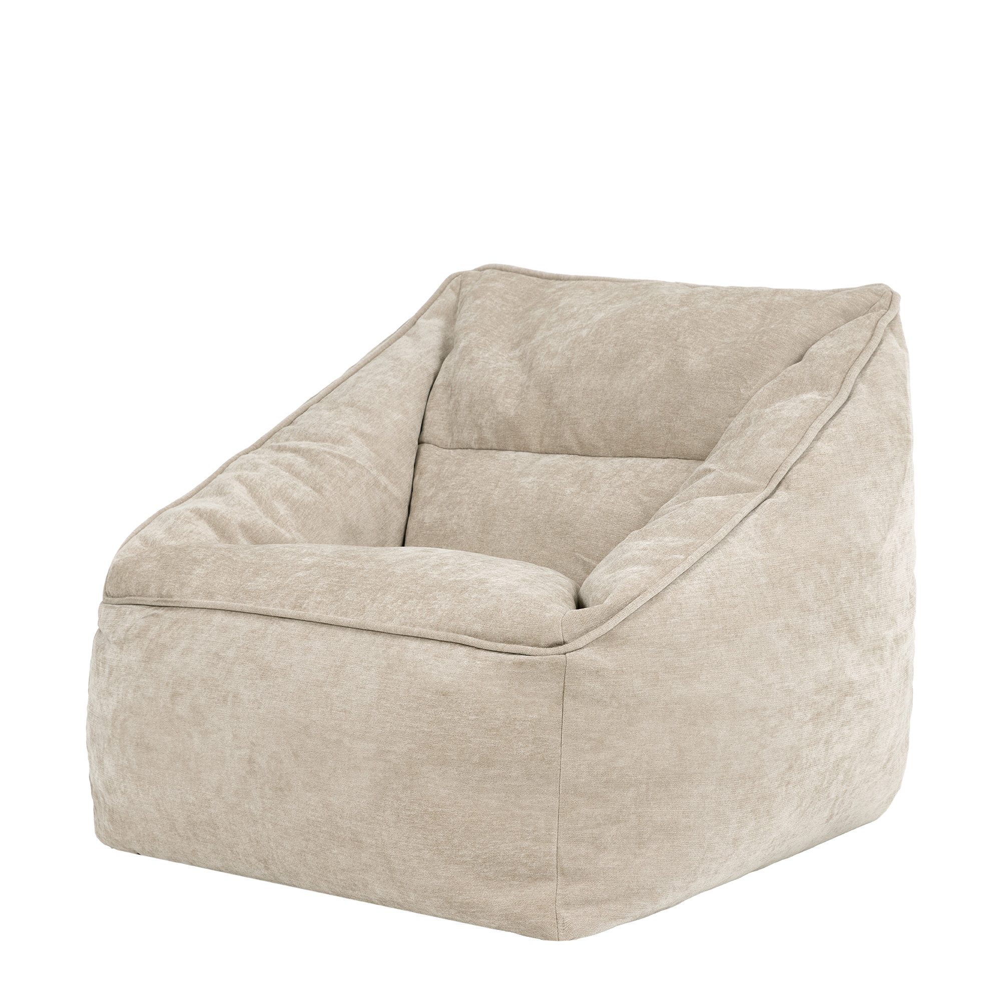Sitzsack Riesen Sitzsack Sessel XXL aus Chenille „Natalia"