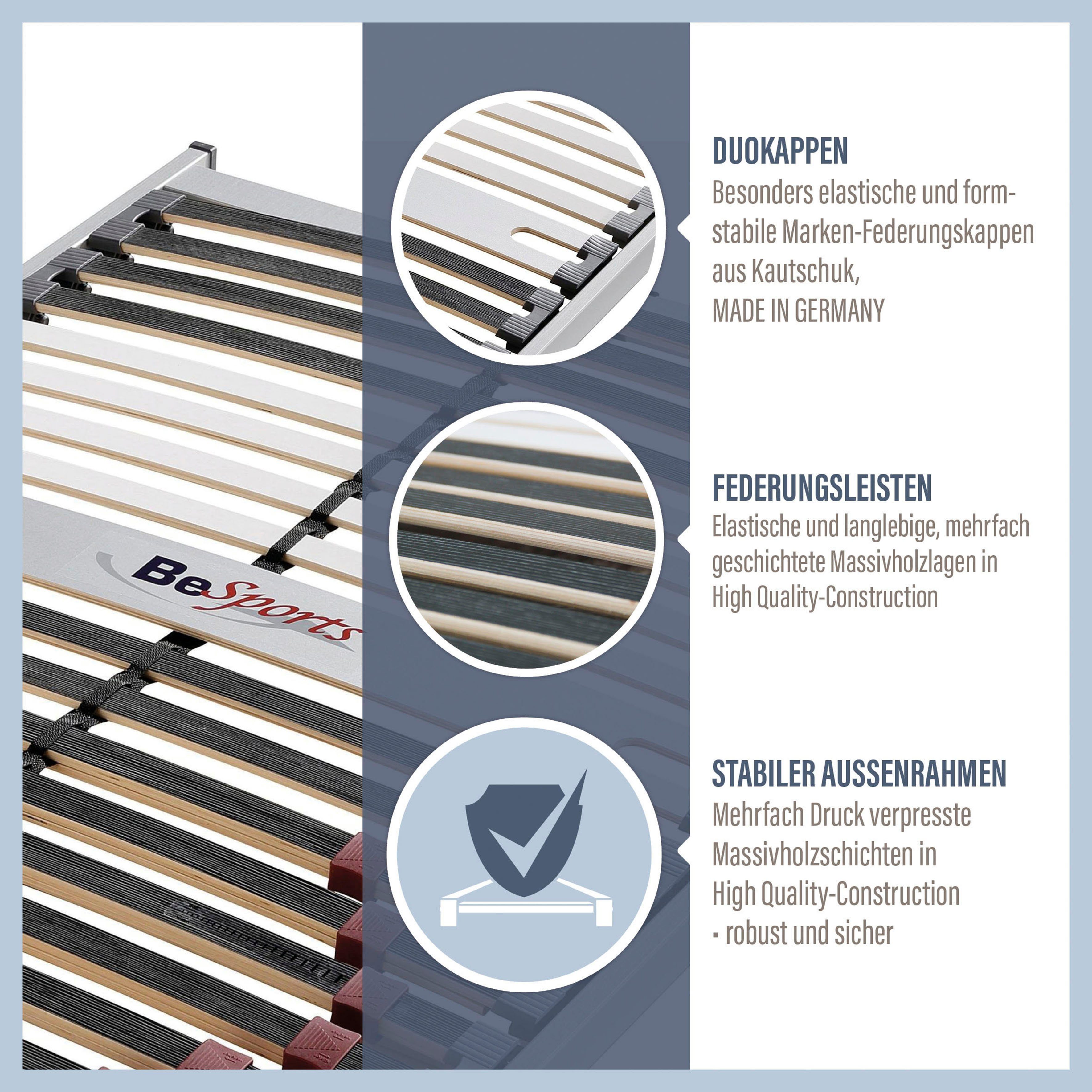 Lattenrost Lattenrost Duo Powerflex NV, Lattenrost in verschiedenen Größen günstig online kaufen