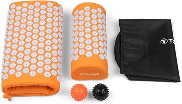 UE Stock Akupressurmatte Akupressurmatte und Kissen mit Tasche zur Muskelentspannung Orange, Praktisch und tragbar
