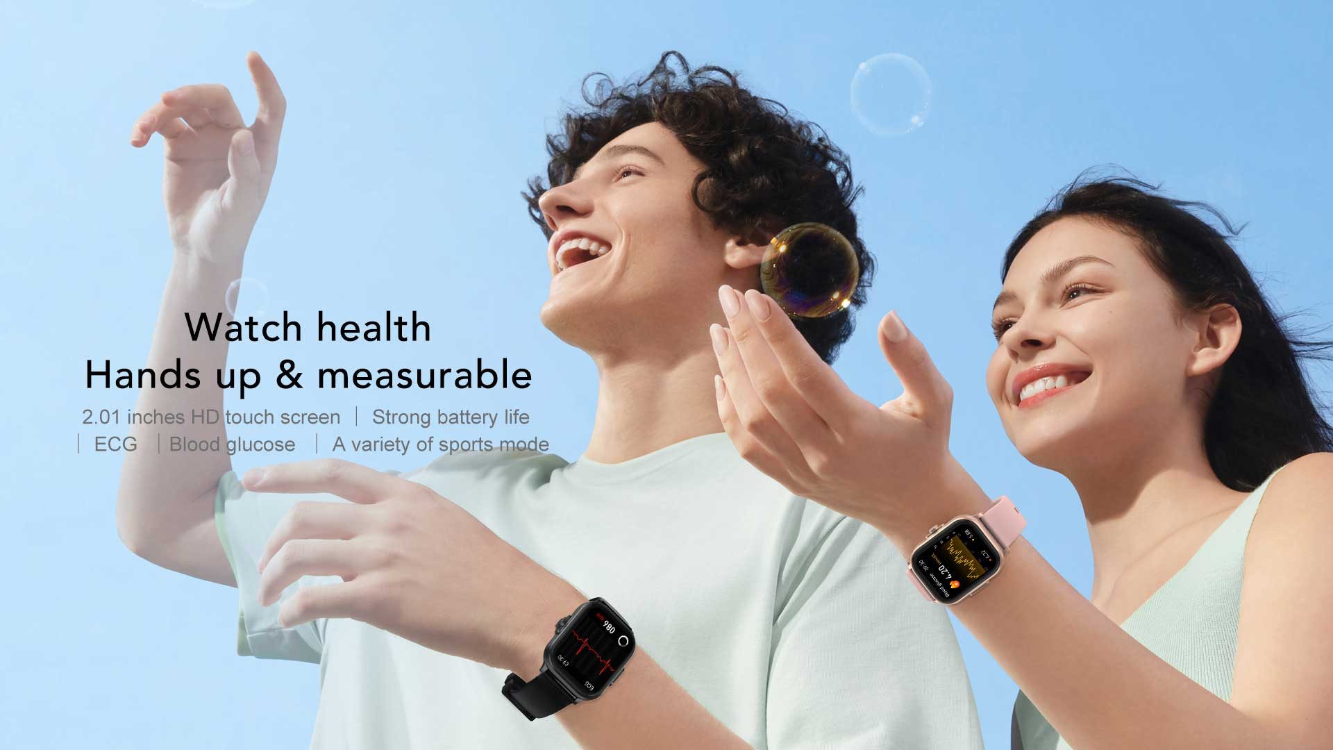 Zevelora Damen's IP67 Wasserdicht Fitness-Tracker Smartwatch (2.01 Zoll, Android / iOS), mit Herzfrequenzsensor, SpO2, Schrittzähler 15 Sportmodi und GPS