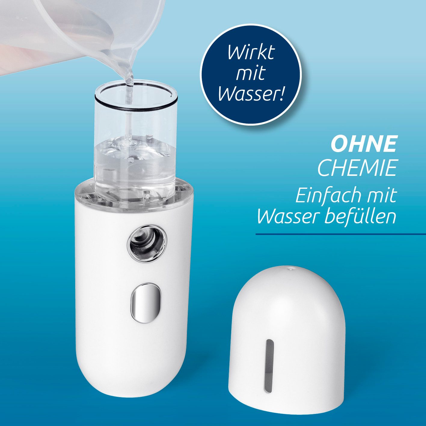 tickSAFE Insektenabwehrgerät schnell, effektiv & schonend Wespen, Bienen & Hummeln, mit Wasserdampf vertreiben - Akkubetrieben, USB-Ladekabel