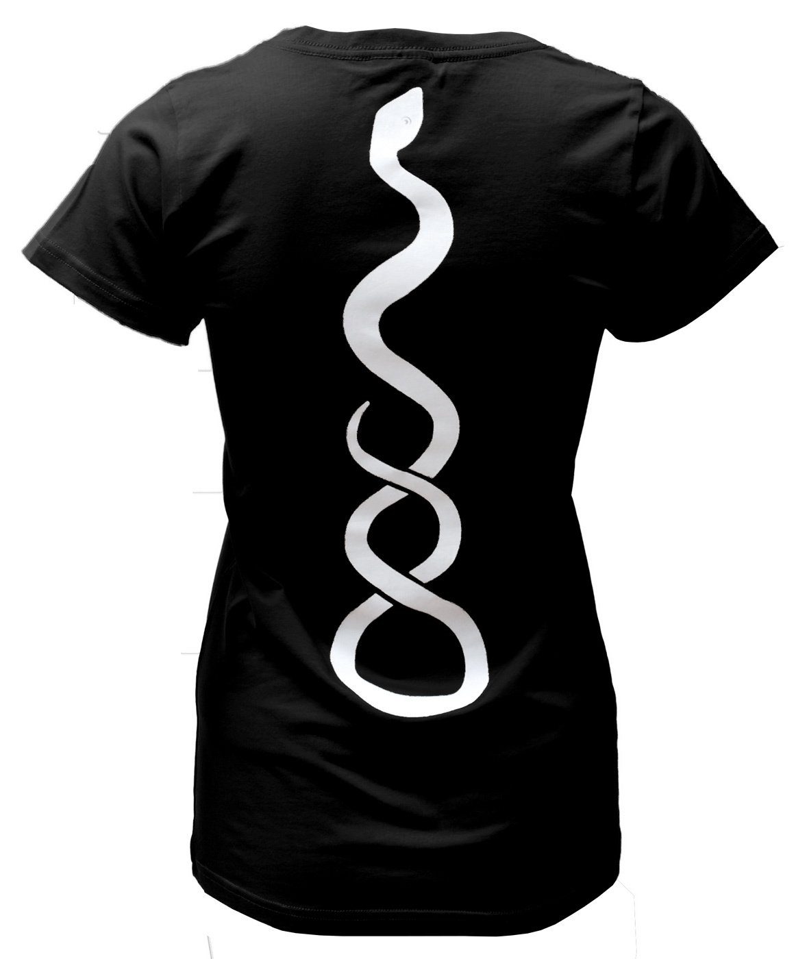 T-Shirt Freizeit-Shirt (1-tlg) mit Yogistar V-Ausschnitt. Bedrucktes Relax & Yoga Shirt Yoga Kundalini