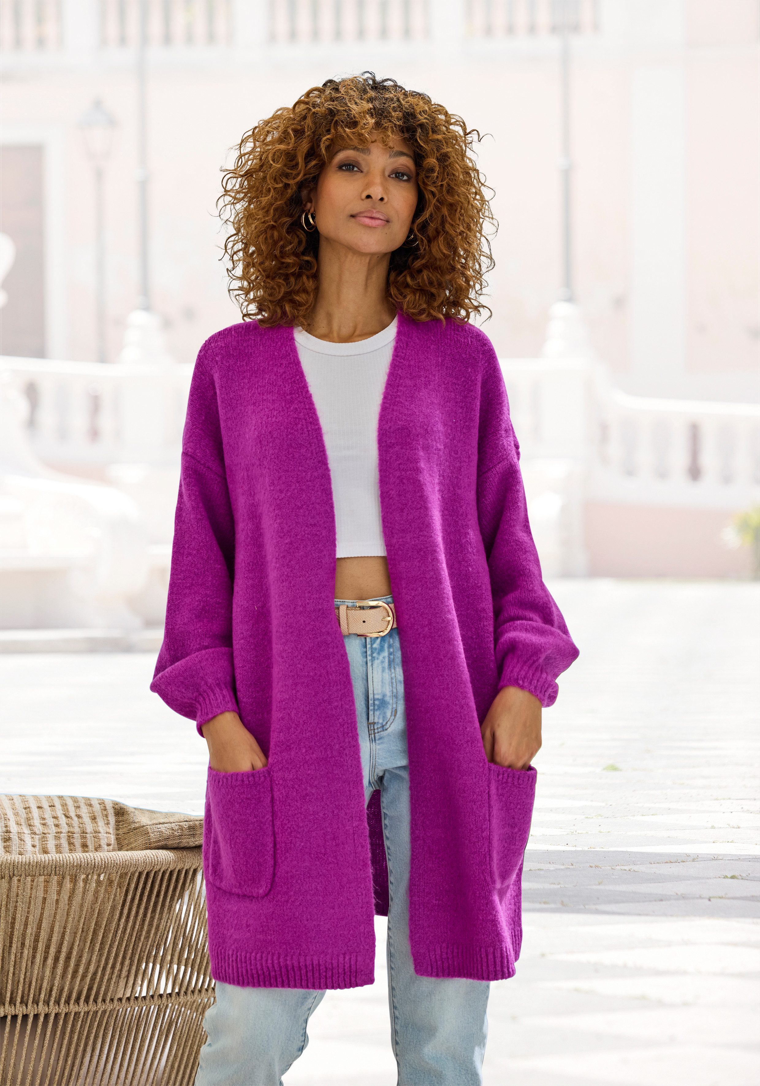 Vivance by Lascana Longstrickjacke