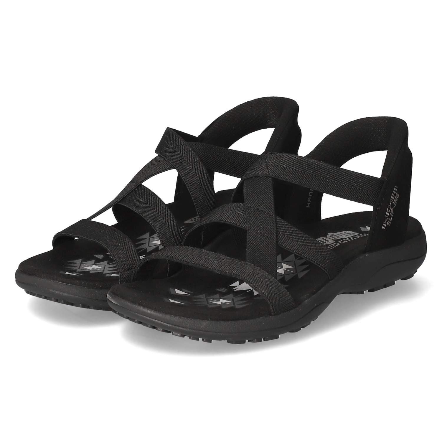 Skechers Skechers 163460 BBK Damen Textil & Synthetik black Sandalette