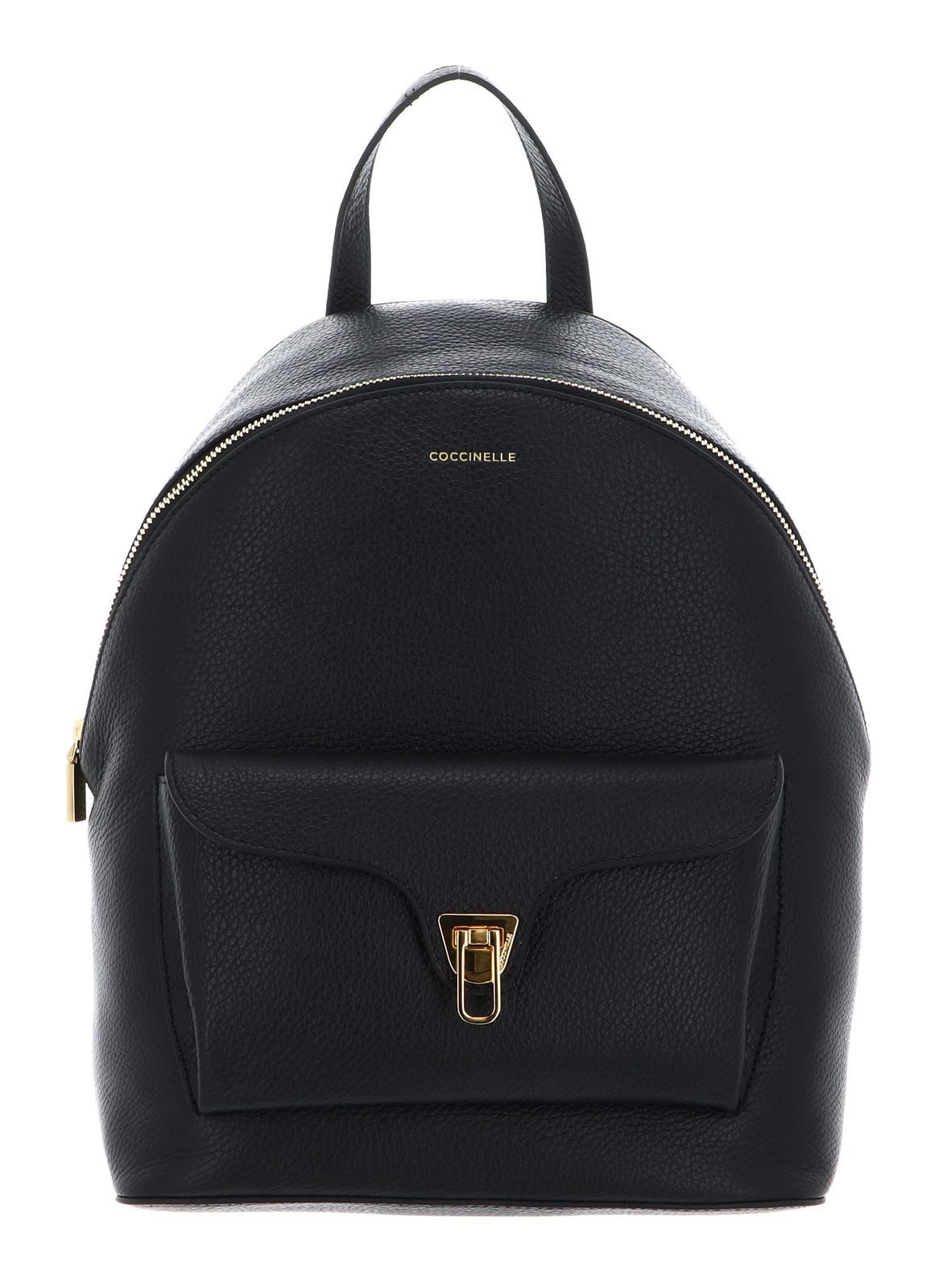 COCCINELLE Rucksack Backpack Grained Leather, aus echtem Rindsleder