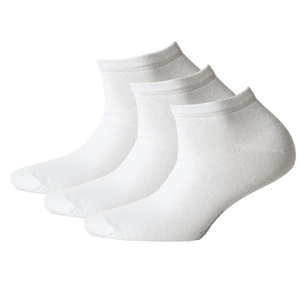 Björn Borg Sneakersocken Unisex Sneaker - Socken Basic Kurzsocken, Weiß Solid