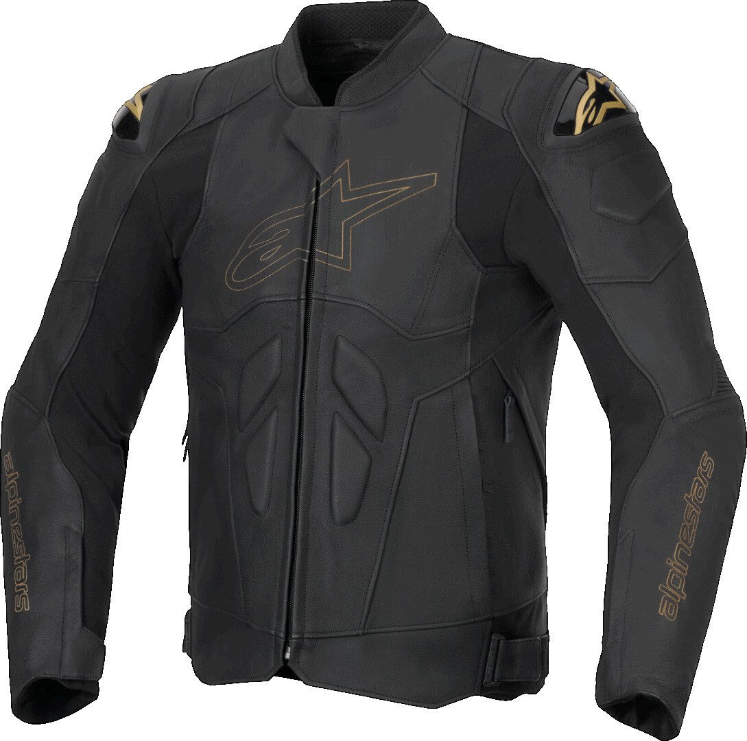 Alpinestars Motorradjacke Dusk Motorrad Lederjacke (wasserdicht) günstig online kaufen