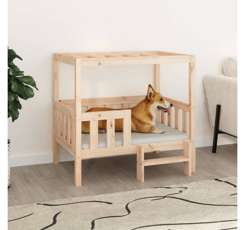 Thumbnail - furnicato Tierbett Hundebett 95,5x73,5x90 cm Massivholz Kiefer