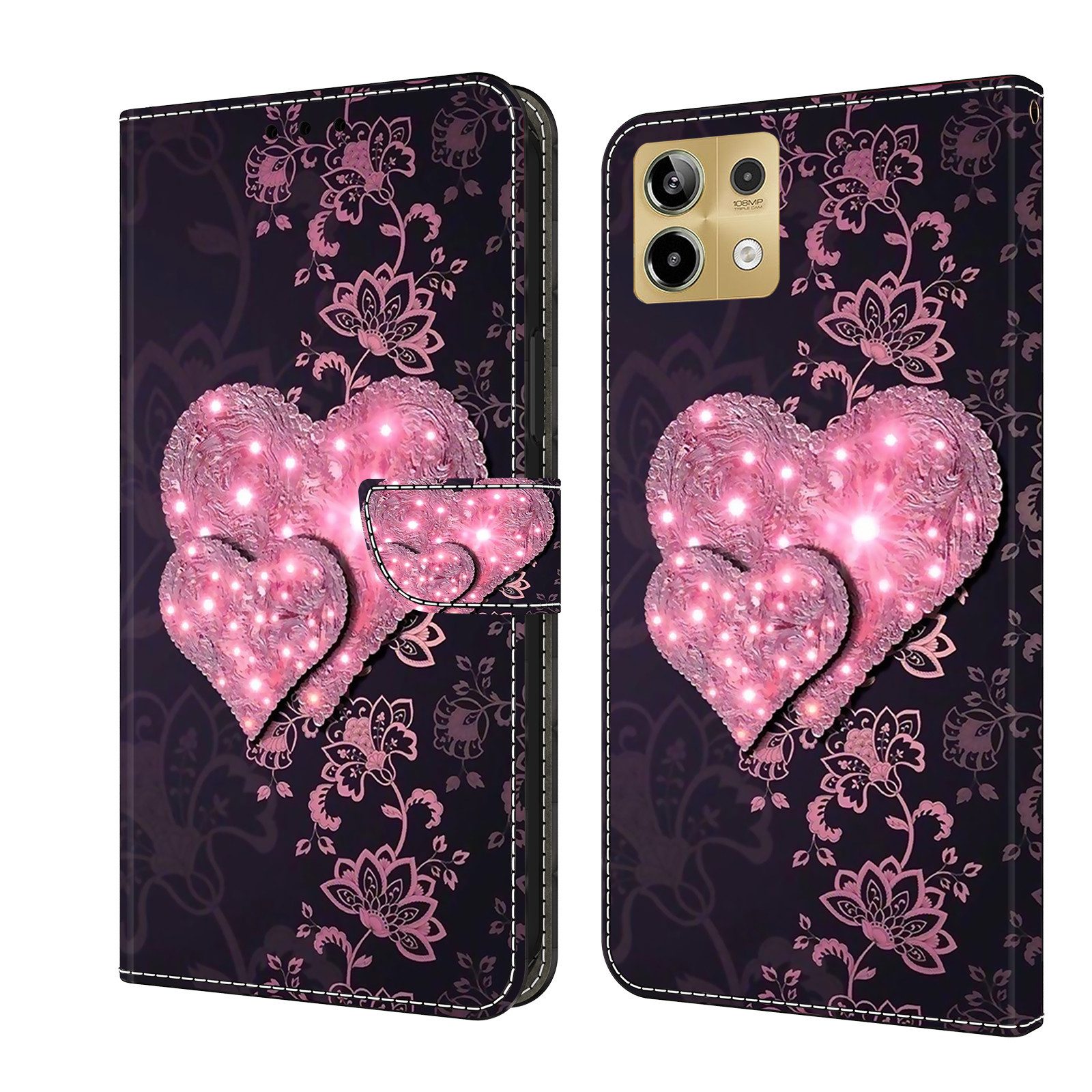Handytasche für Xiaomi Redmi Note 13 5G Hülle - Tasche aus Kunstleder Klapphülle