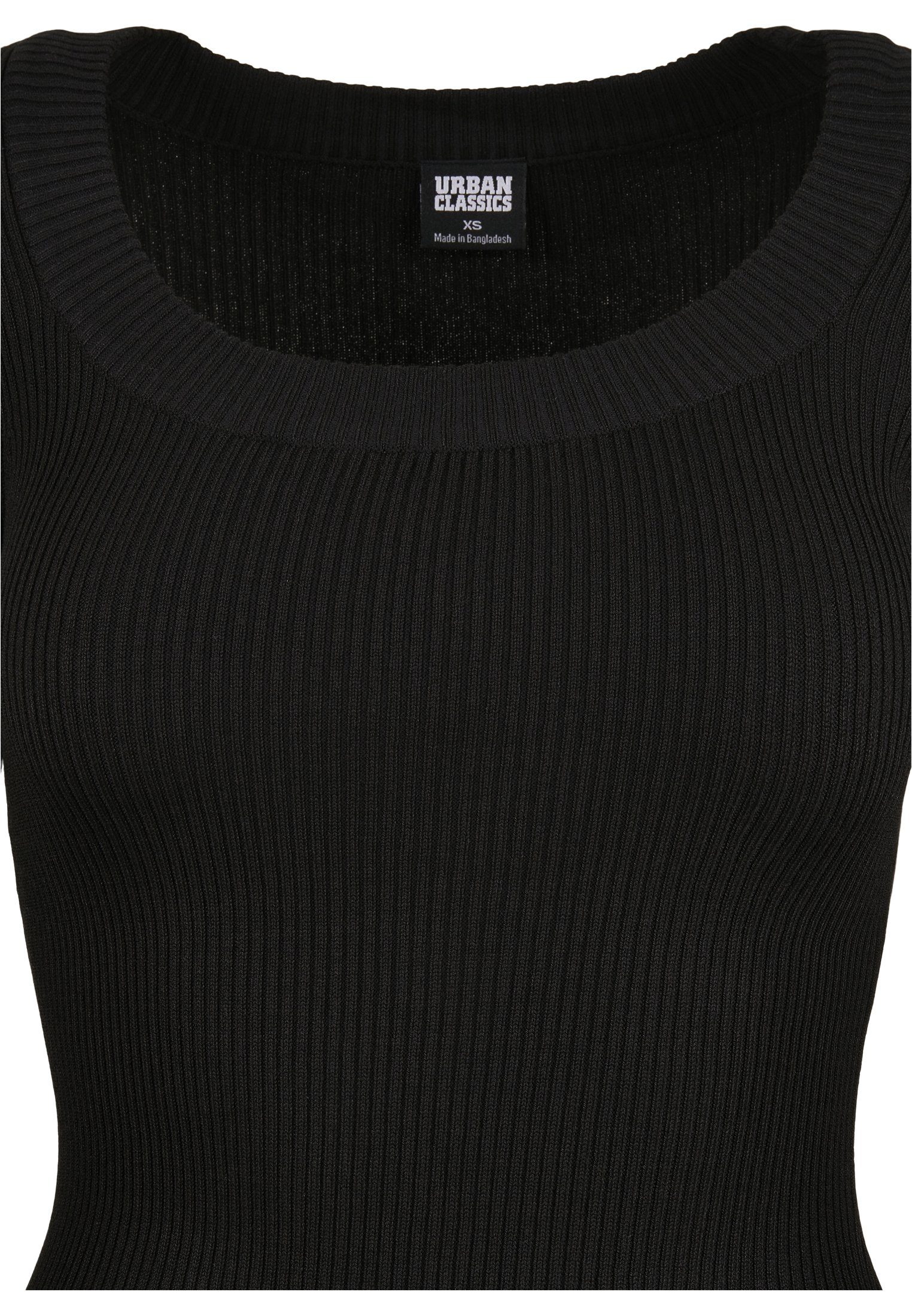 Neckline black Damen (1-tlg) Kapuzenpullover Ladies Sweater CLASSICS URBAN Wide
