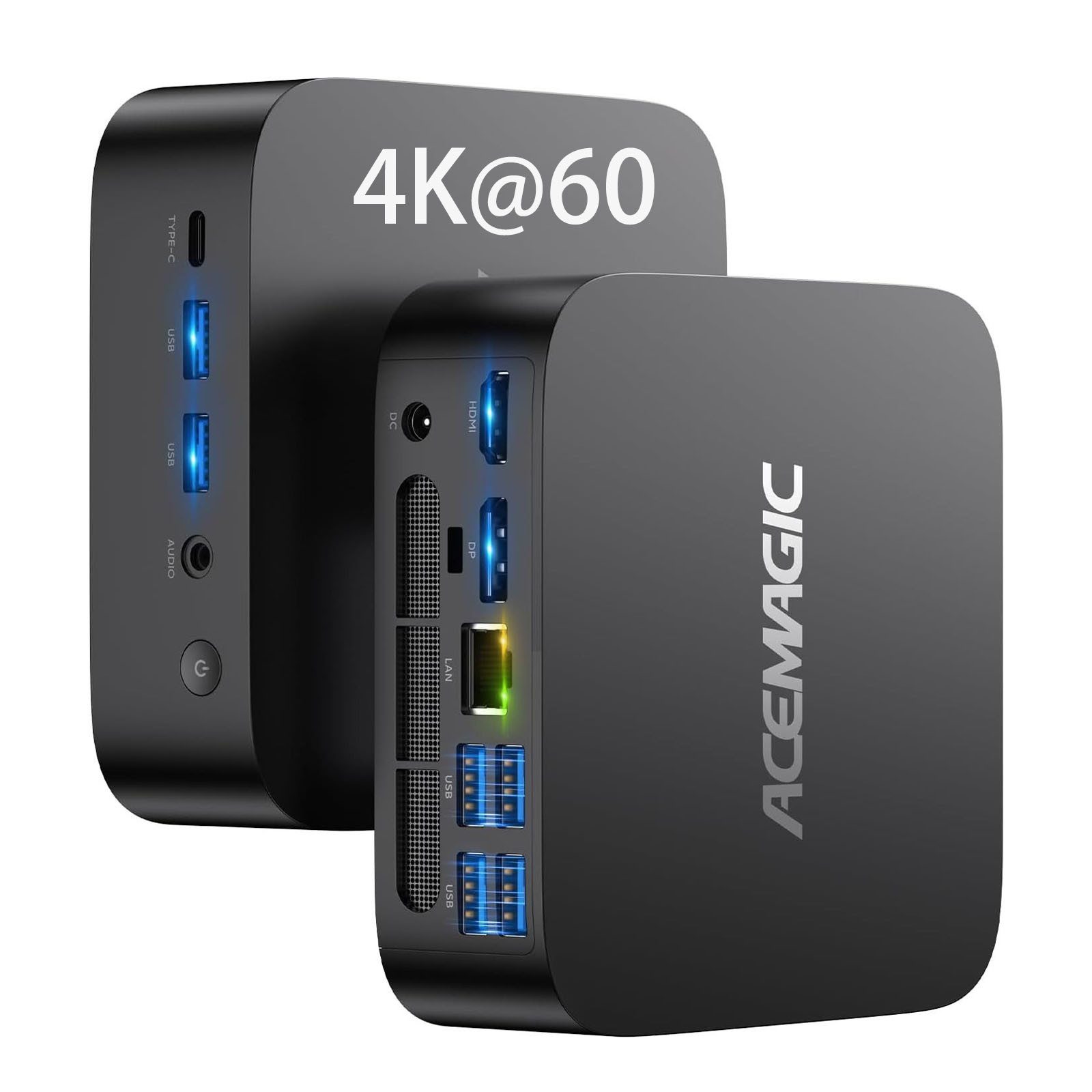 ACEMAGIC AMD Ryzen Embedded R2544, 16GB DDR4 RAM, 512 GB SSD, Windows 11 Pro Mini-PC (AMD Ryzen R2544, AMD Radeon™ Graphics, 16 GB RAM, 512 GB SSD, Lüfterkühlung, bis 3,7 GHz, 4K, WiFi 5/BT4.2, Mini Computer für Büro Home Gaming PC)