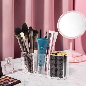 Rnemitery Make-Up Organizer 3 Fächern Schmink Aufbewahrung für Parfüm Eyeliners Lippenstift, 1-tlg.