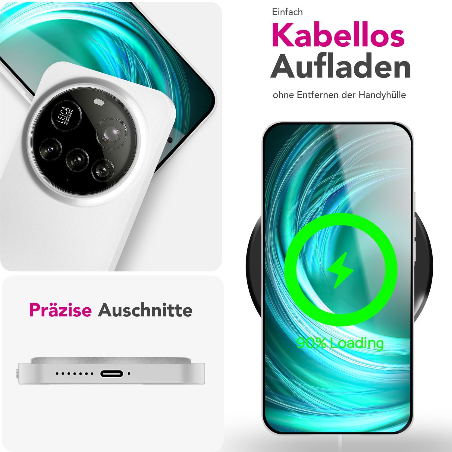 Nalia Smartphone-Hülle Xiaomi 15 Ultra 17,1 cm (6,73 Zoll), Extrem Dünn 0,3mm / Mattiert / Anti-Schlieren / Rutschfest / Wireless
