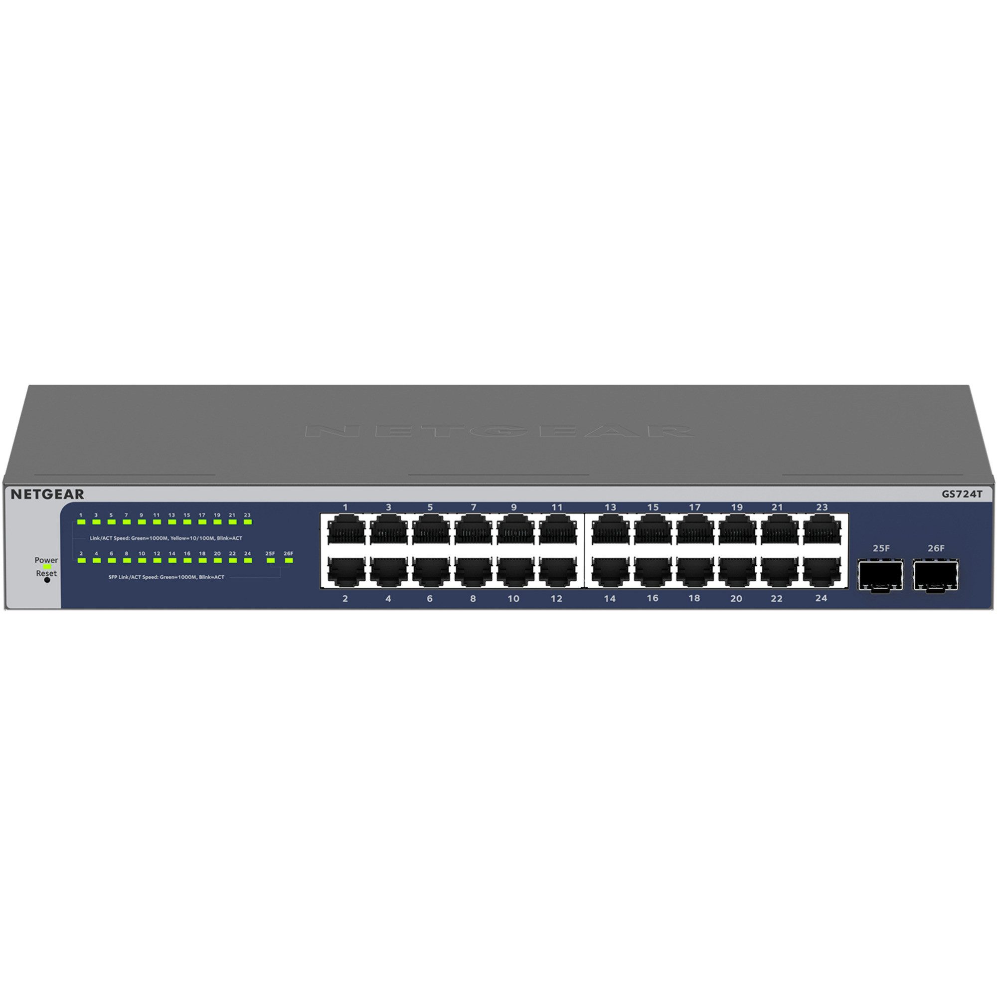 NETGEAR Netgear GS724T, Switch Netzwerk-Switch
