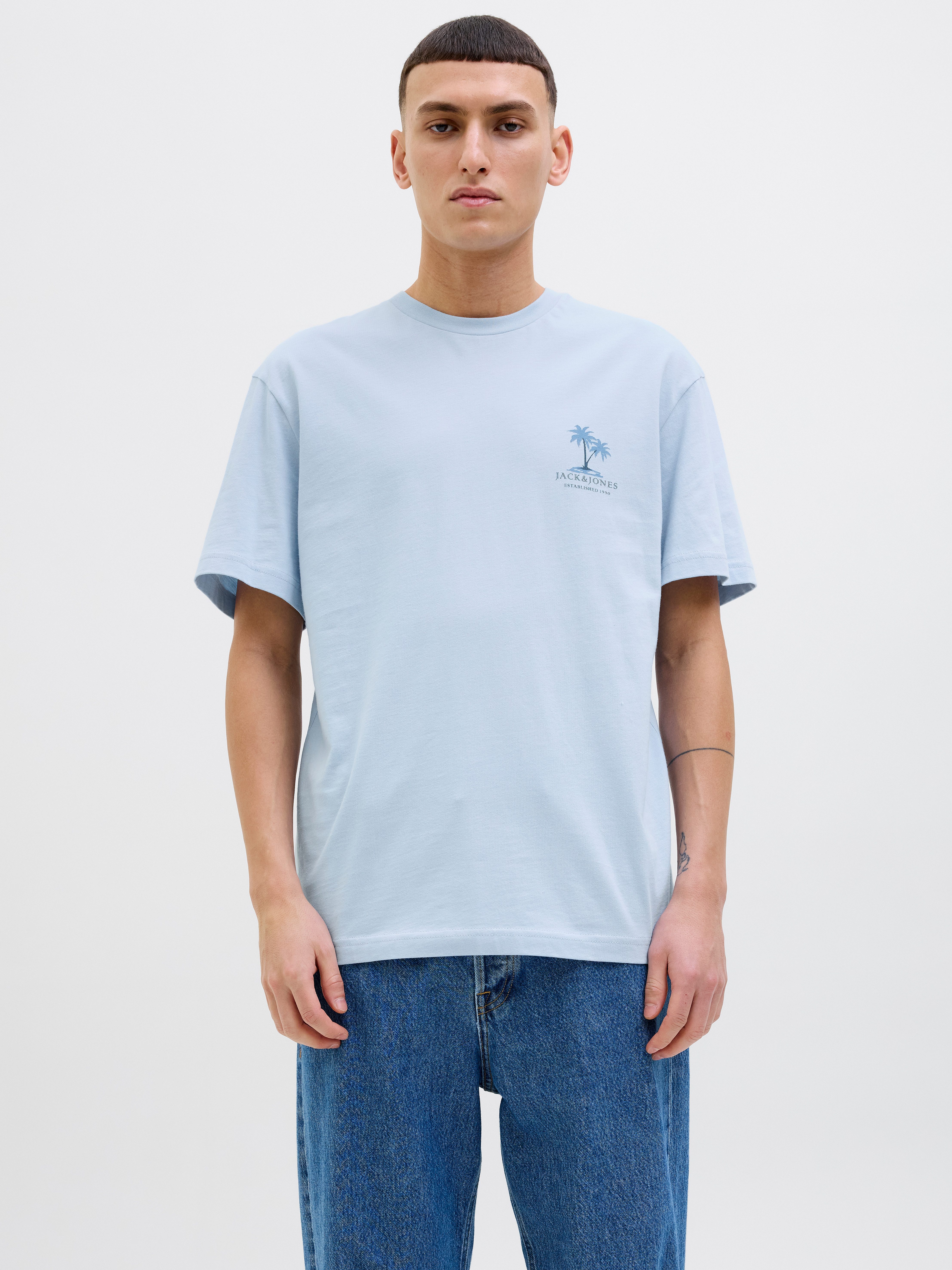Jack & Jones Rundhalsshirt JJSUMMER VIBES günstig online kaufen