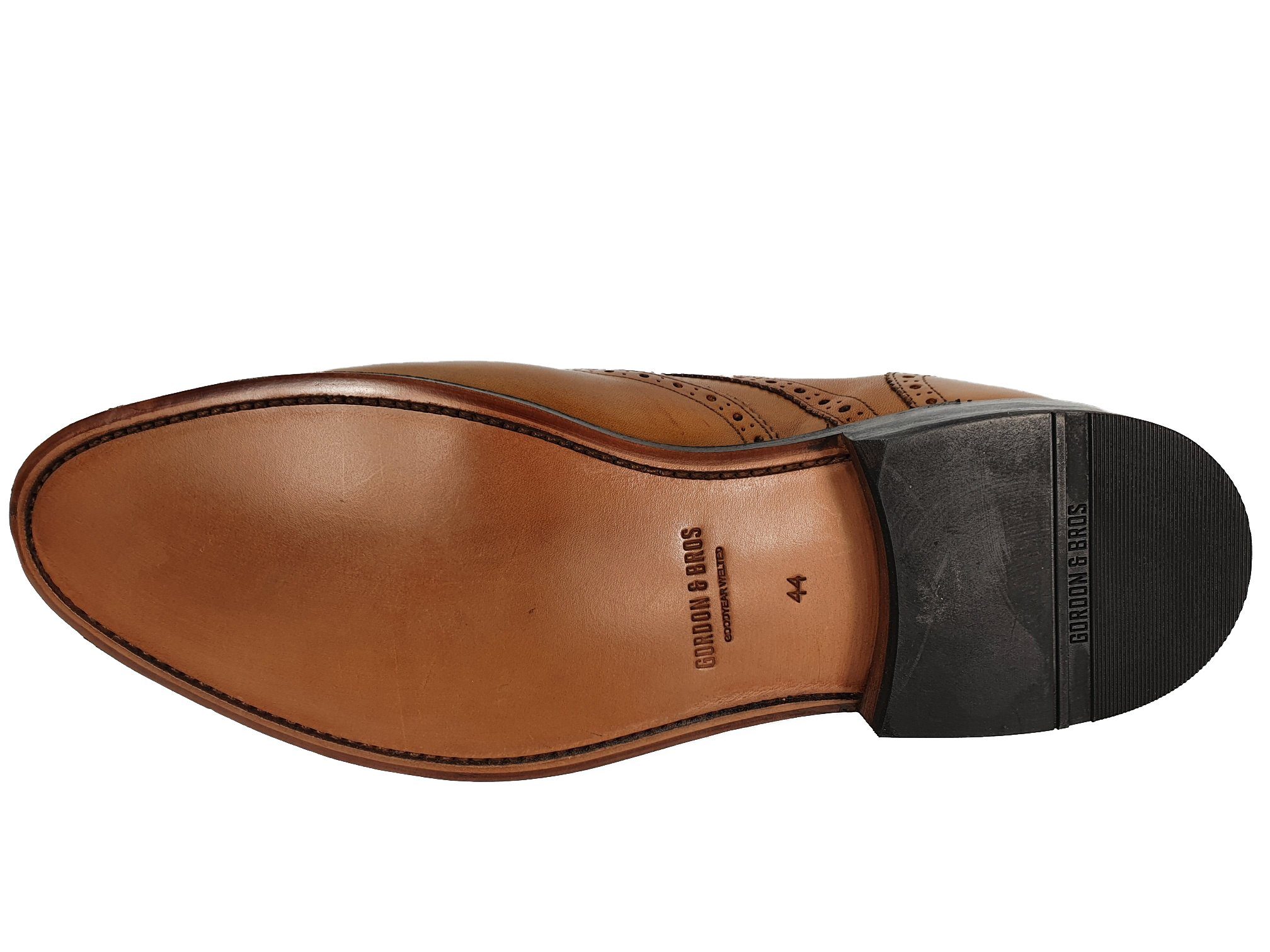 GORDON & BROS G&B-2318-LEVET Budapester Kalbsleder, Goodyear Welted Rahmengenäht, Ledersohle