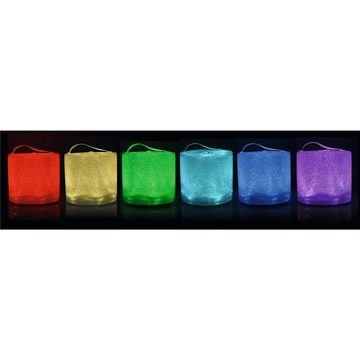 save-E LED Solarleuchte lantern RGB LED Laterne Solar faltbar, Solarlaterne 7 Farben Dauerbeleuchtung/Farbwechsel/Blinkfunktion IPX7
