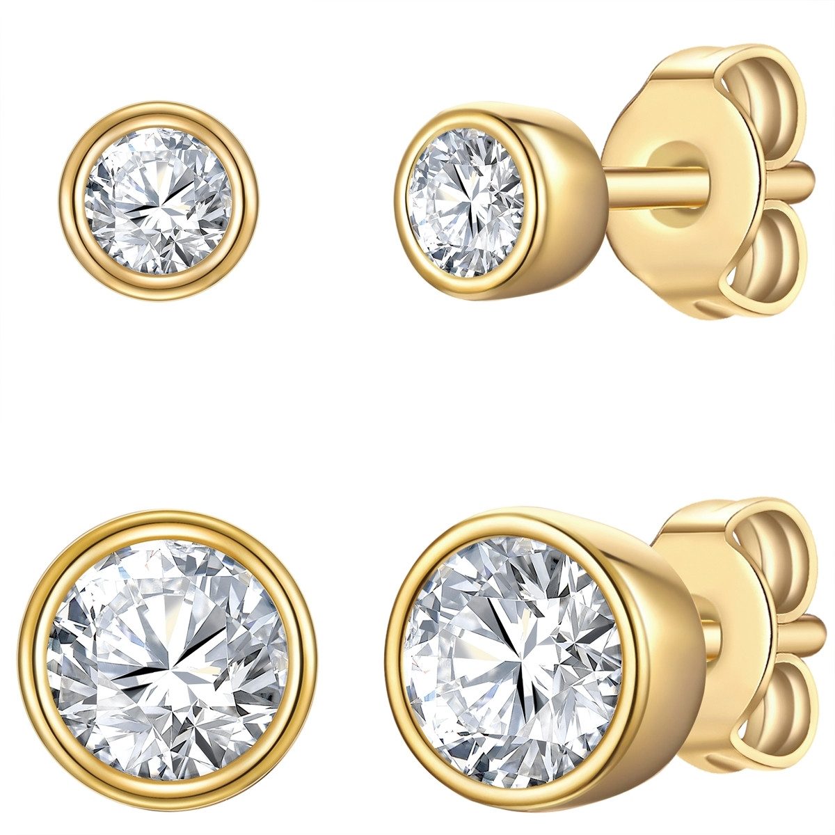 Rafaela Donata Paar Ohrstecker gelbgold