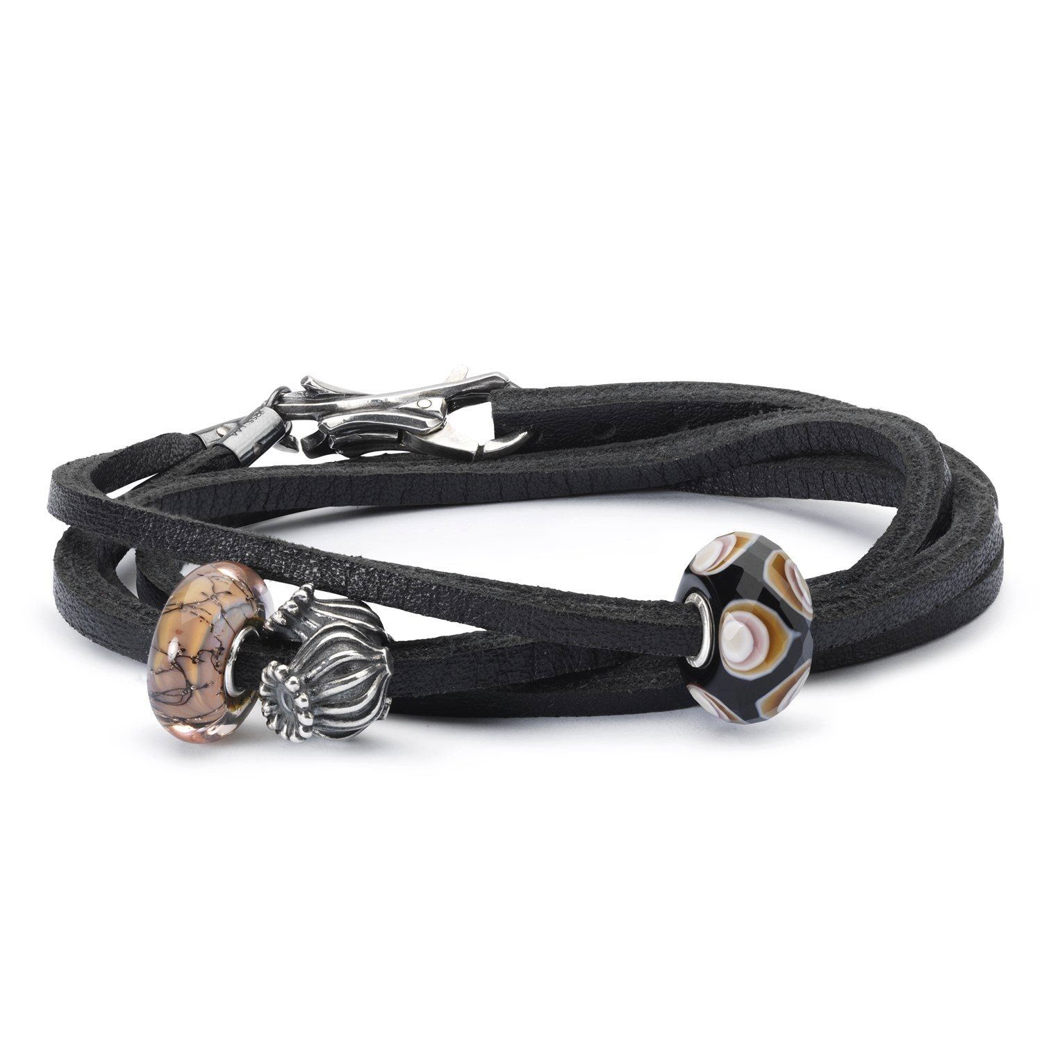 Lederarmband Lederarmband Schwarz, TLEBR-00003 Trollbeads