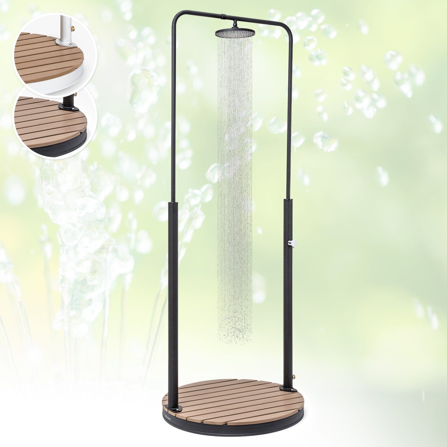 blumfeldt Gartendusche Sumatra Falls Round Gartendusche günstig online kaufen