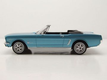 Whitebox Modellauto Ford Mustang Convertible 1965 türkis metallic Modellauto 1:24 Whitebox, Maßstab 1:24