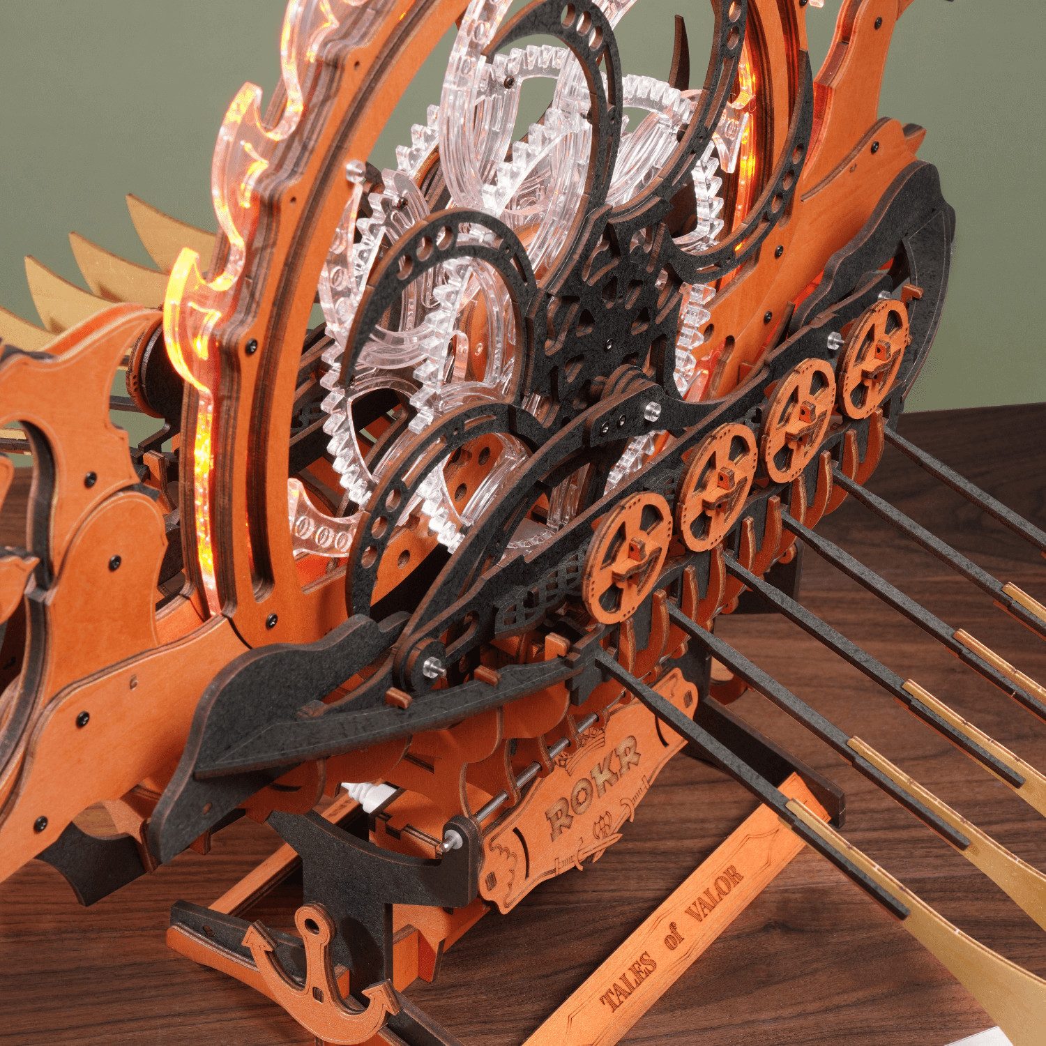 Robotime Modellbausatz Robotime Mechanisches Wikinger Drachenschiff Mechani günstig online kaufen