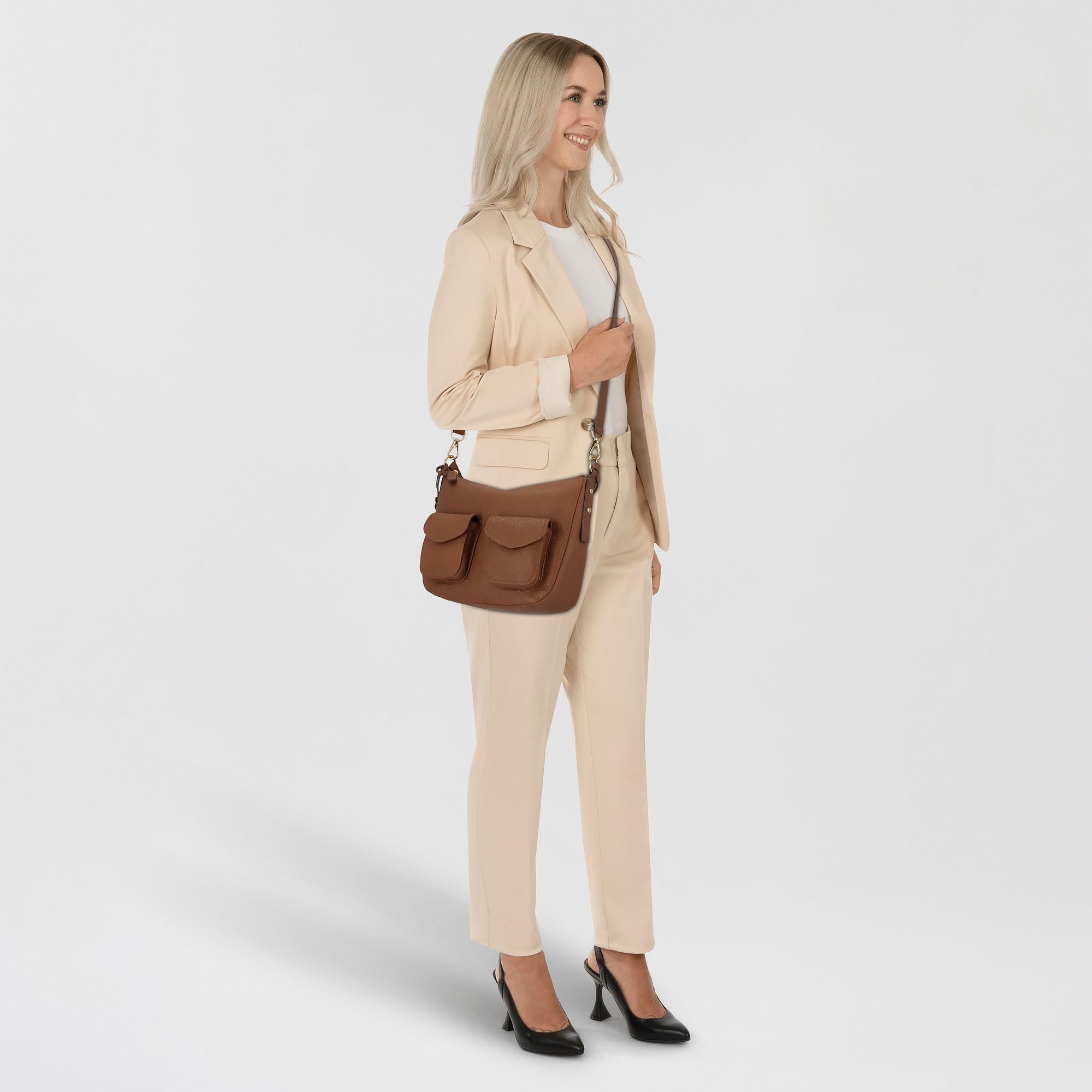 Fossil Schultertasche Jolie, Leder