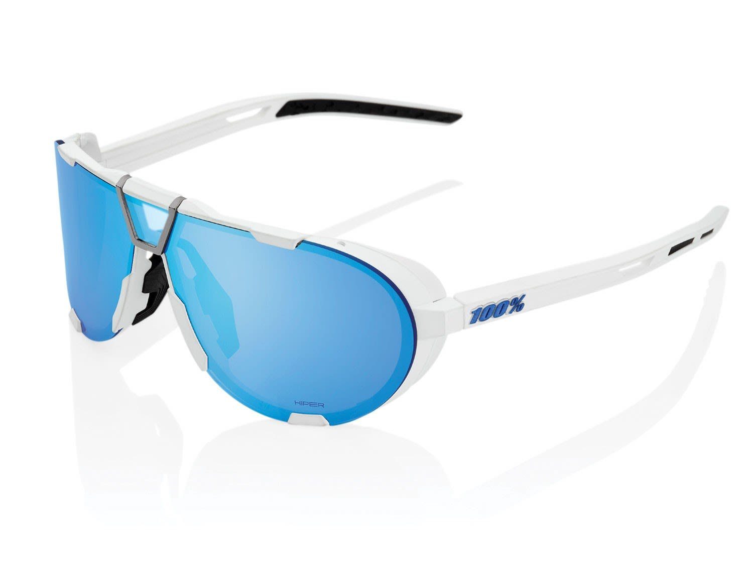 100% Sportbrille 100% Westcraft Hiper Mirror Lens Accessoires Soft Tact White - HiPER Blue Multilayer Mirror | Brillen
