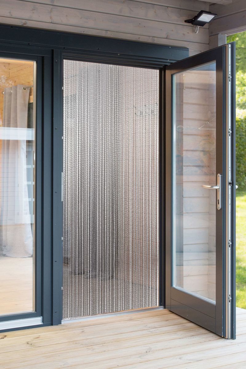 CONACORD Insektenschutz-Vorhang Decona Vita Türvorhang Streifenvorhang PVC Insektenschutz Vorhang, strapazierfähig, für Innen- und Außenbereiche, lange Haltbarkeit