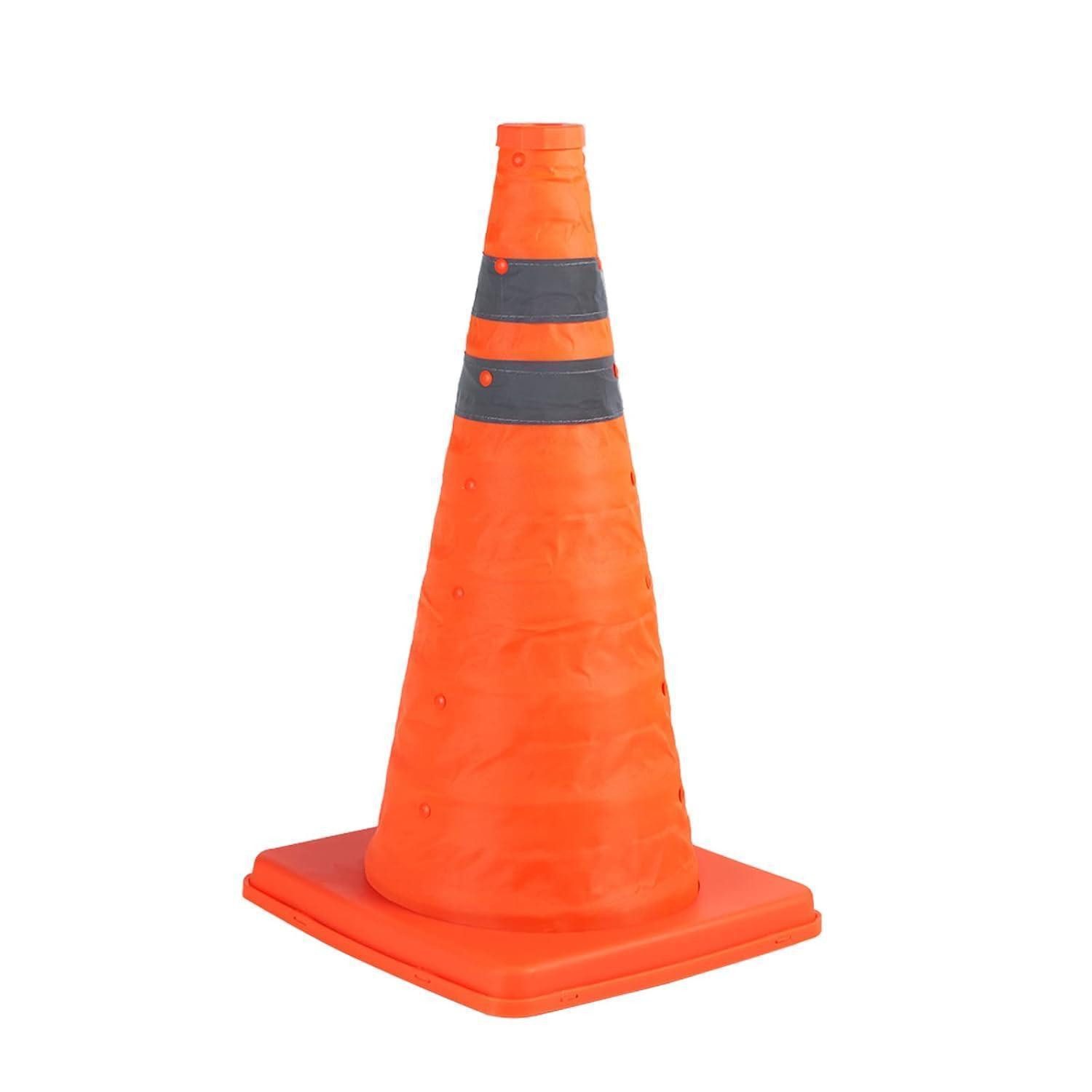 Leitkegel 18 Zoll zusammenklappbarer Verkehrskegel Orange 1Pack