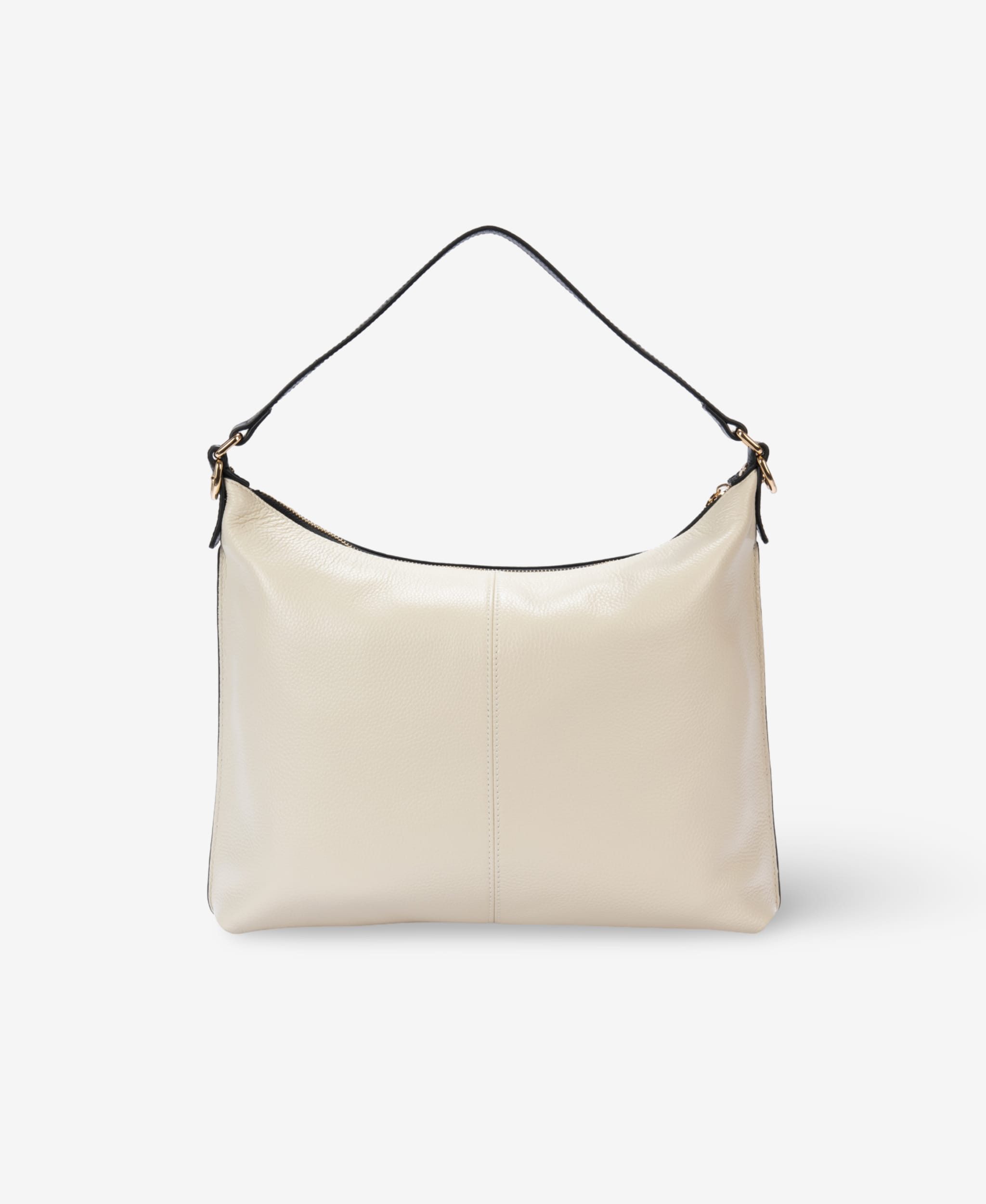 GLAMIRA Umhängetasche GoAnywhere Weiße Umhängetasche (1-tlg), echt Leder, mit geräumigem Hauptfach