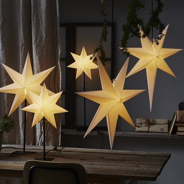 STAR TRADING LED Dekolicht Frozen, Star Trading Weihnachtsstern Frozen von Star Trading, 3D Papierstern W