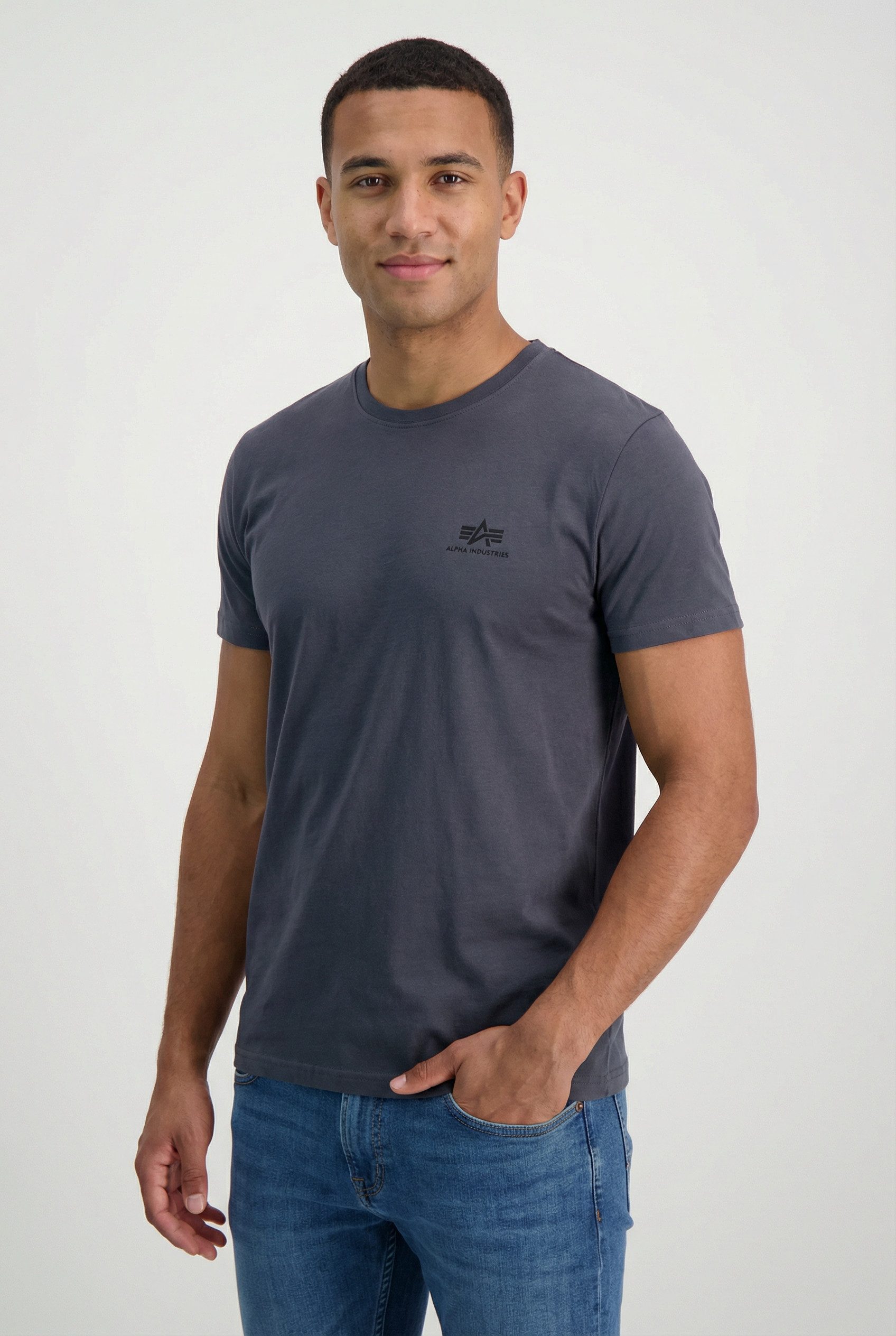 Alpha Industries Rundhalsshirt Backprint T günstig online kaufen