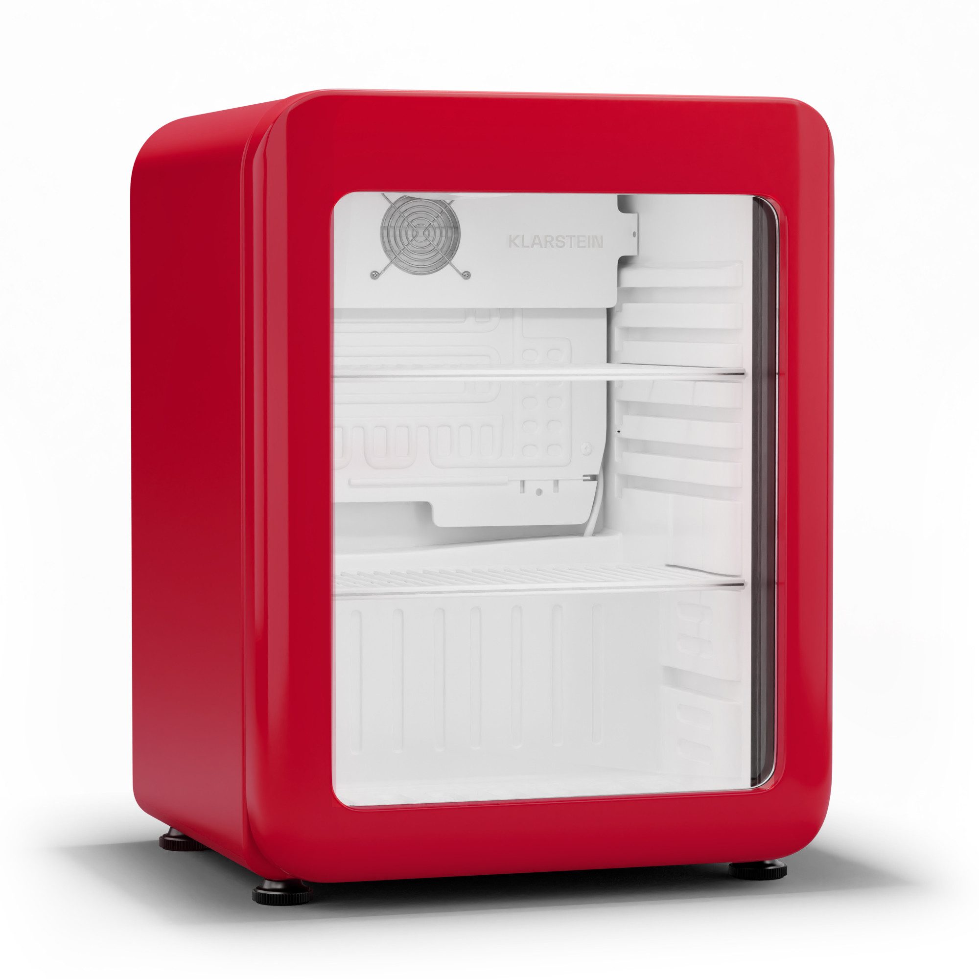 Klarstein Getränkekühlschrank HEA19-BevC-Aud68-RD 10046634, 67 cm hoch, 49.5 cm breit, Bier Hausbar Getränkekühlschrank Hotel Mini Fridge