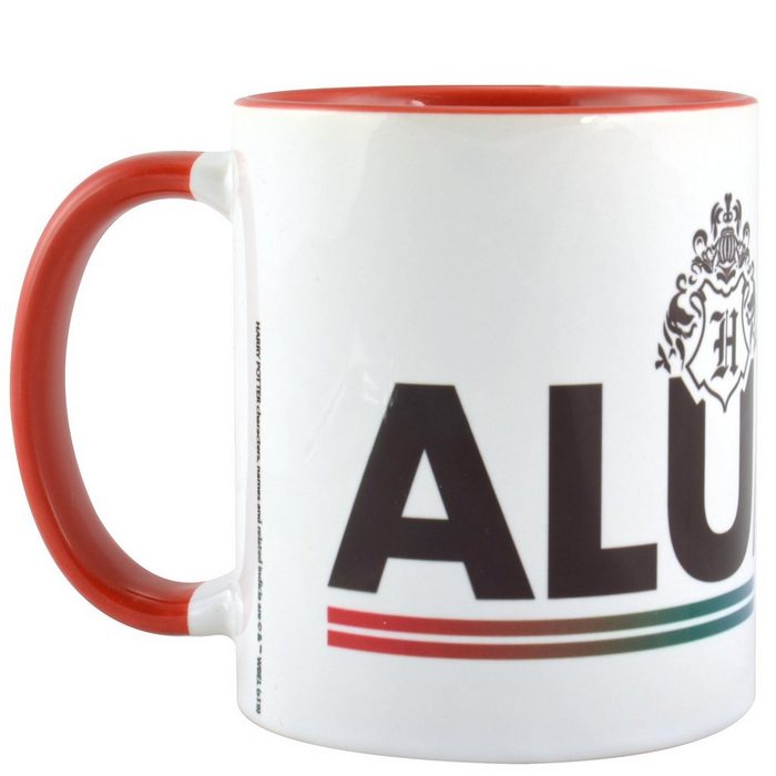 United Labels® Tasse Harry Potter Tasse - Hogwarts Alumni Kaffeetasse Becher Kaffeebecher aus Keramik Weiß 320 ml Keramik