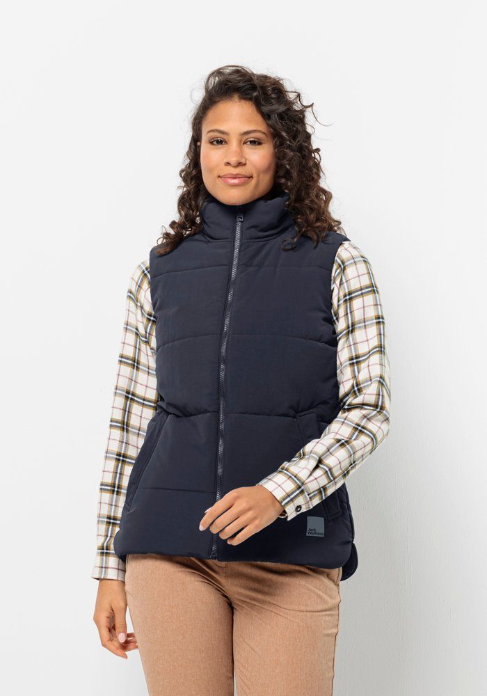 Funktionsweste VEST W night-blue Wolfskin WHITE Jack FROST