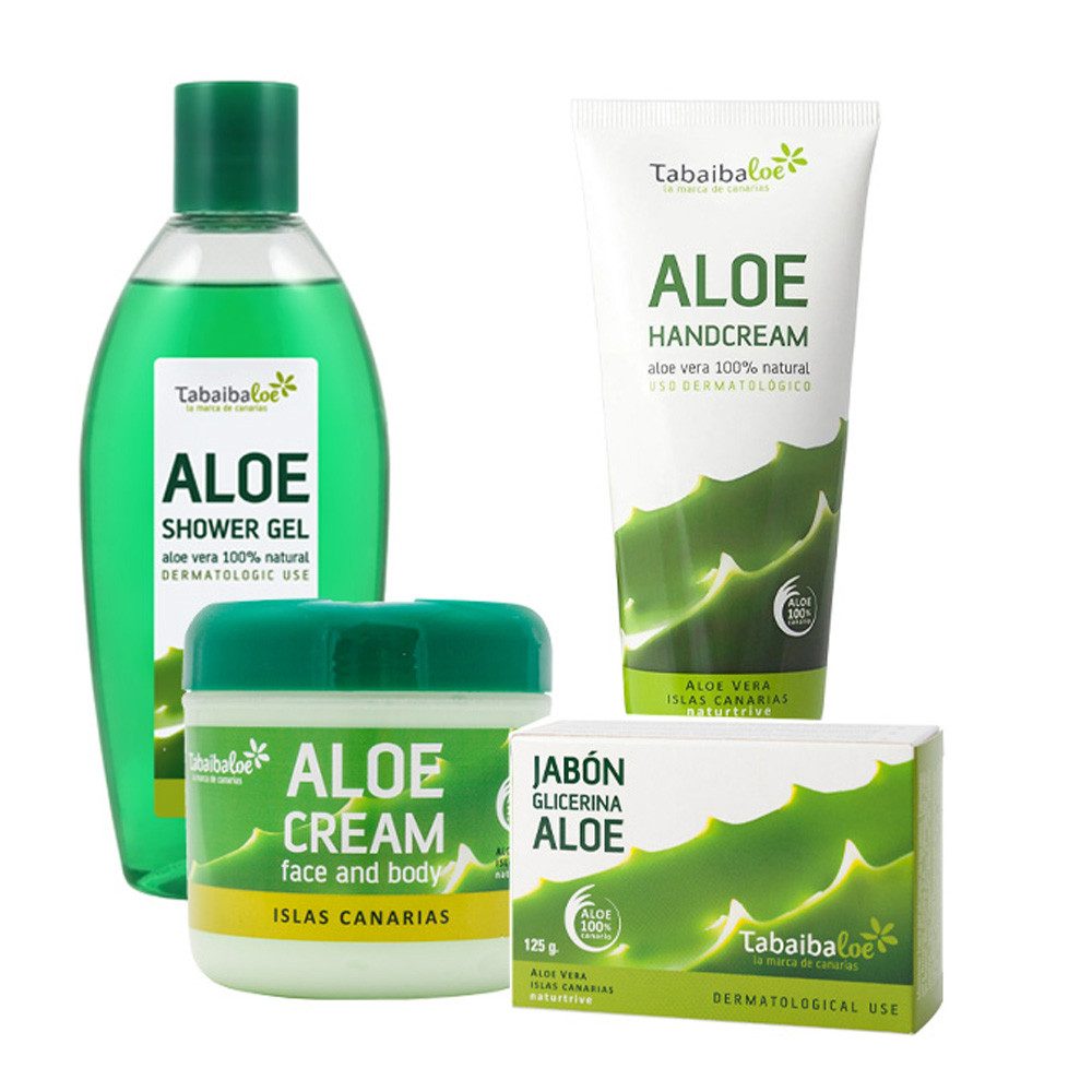 Tabaibaloe Pflege-Geschenkset Tabaibaloe Aloe Vera Geschenkset 4-Teilig