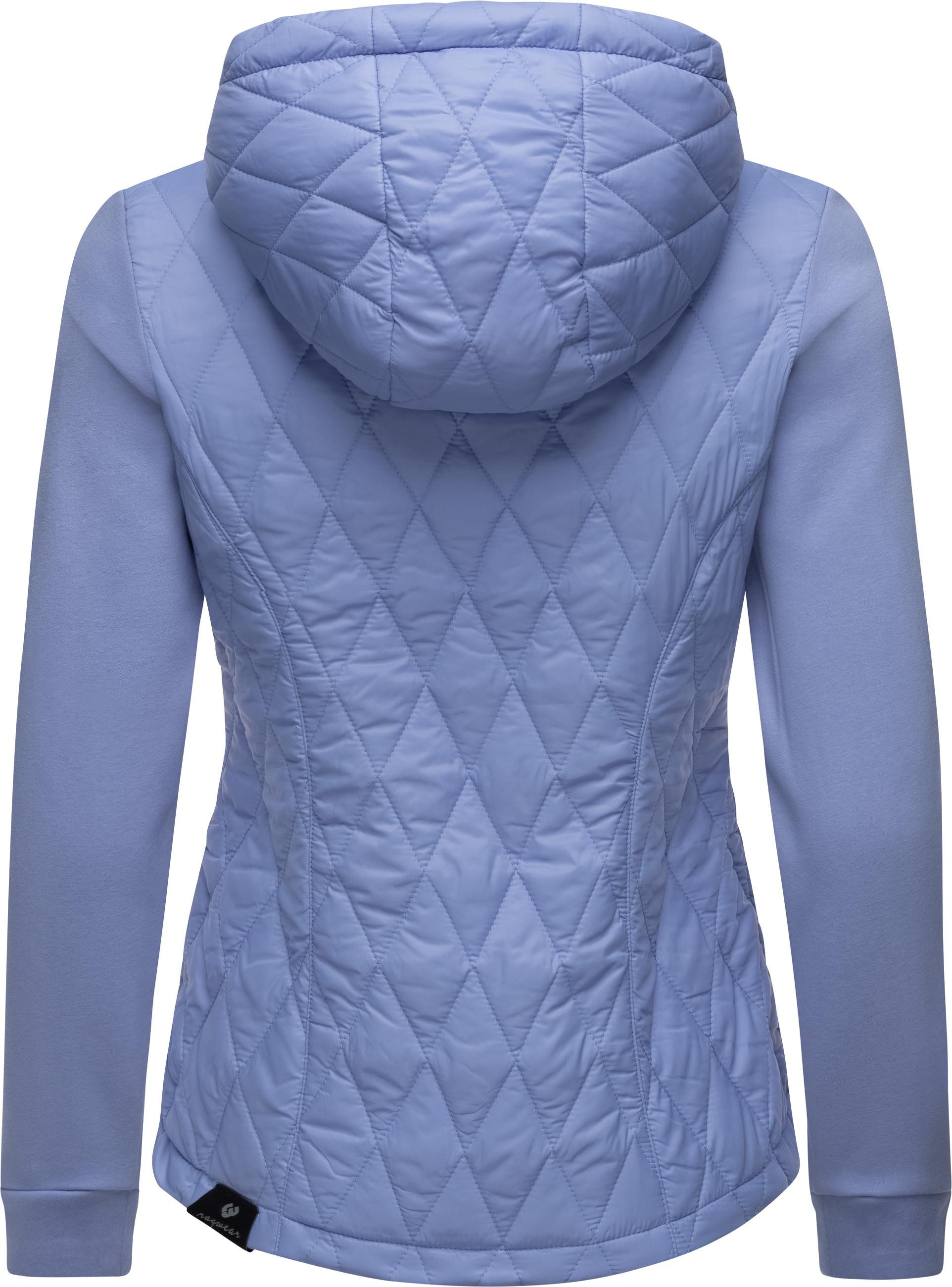 Ragwear Outdoorjacke Lucinda Steppjacke aus modernem Materialmix mit Kapuze