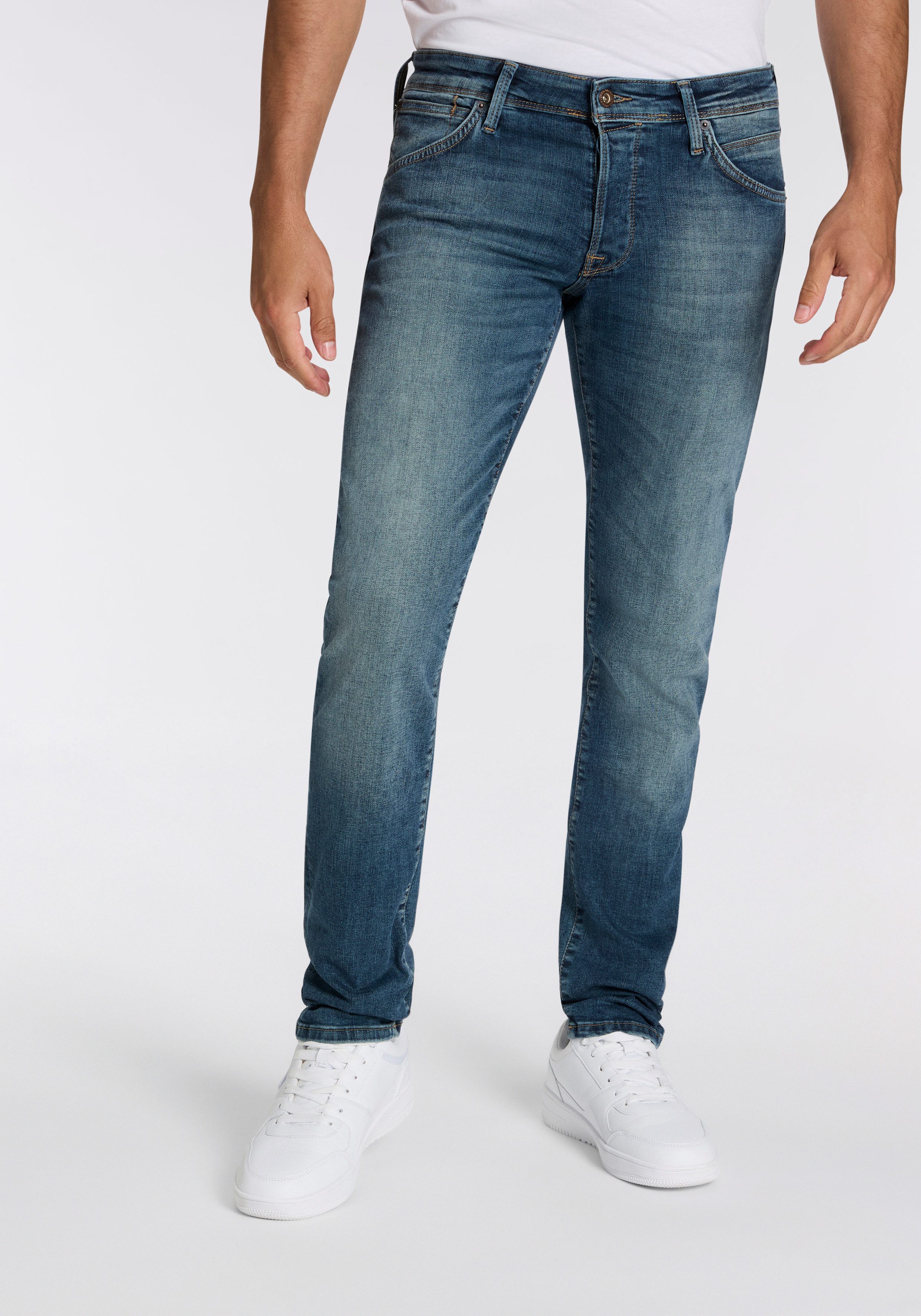 Jack & Jones Slim-fit-Jeans JJIGLENN – Slim-Fit-Jeans mit niedriger Leibhöh günstig online kaufen