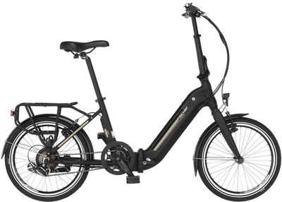FISCHER Fahrrad E-Bike »E-Faltrad AGILO«, 7 Gang, Kettenschaltung, Heckmotor, (mit Akku-Ladegerät, mit Werkzeug)