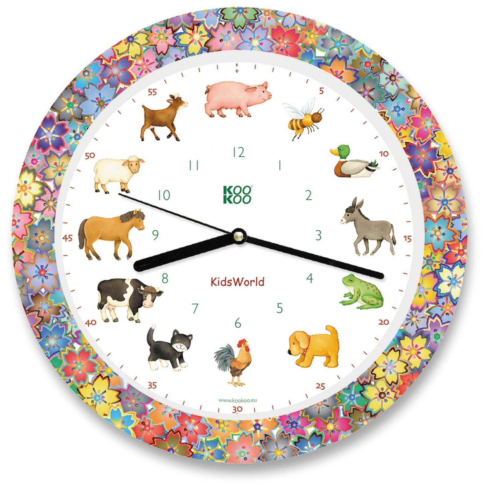 KOOKOO Wanduhr KidsWorld