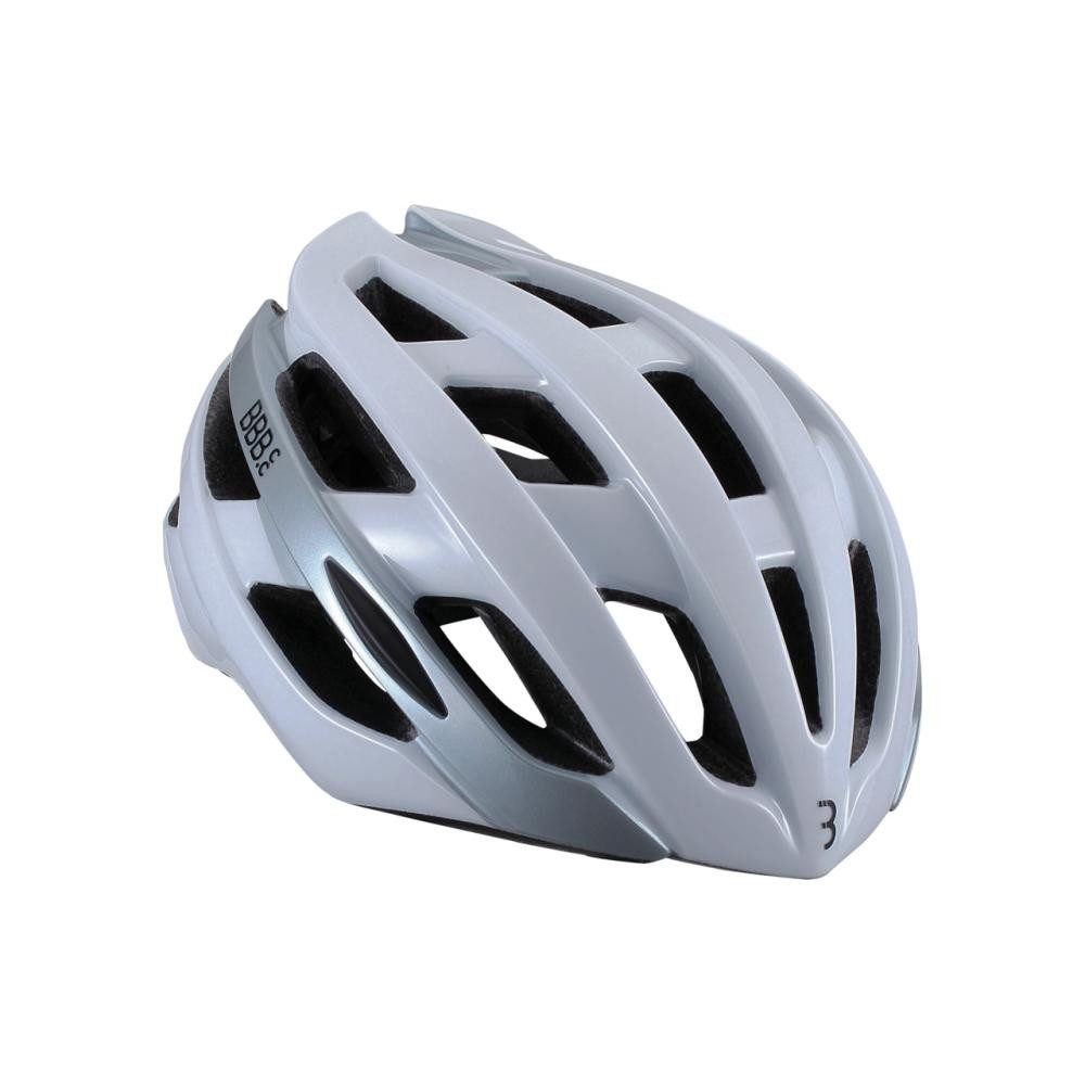BBB Fahrradhelm BBB Helme Hawk M (54-58cm) weiss glanz