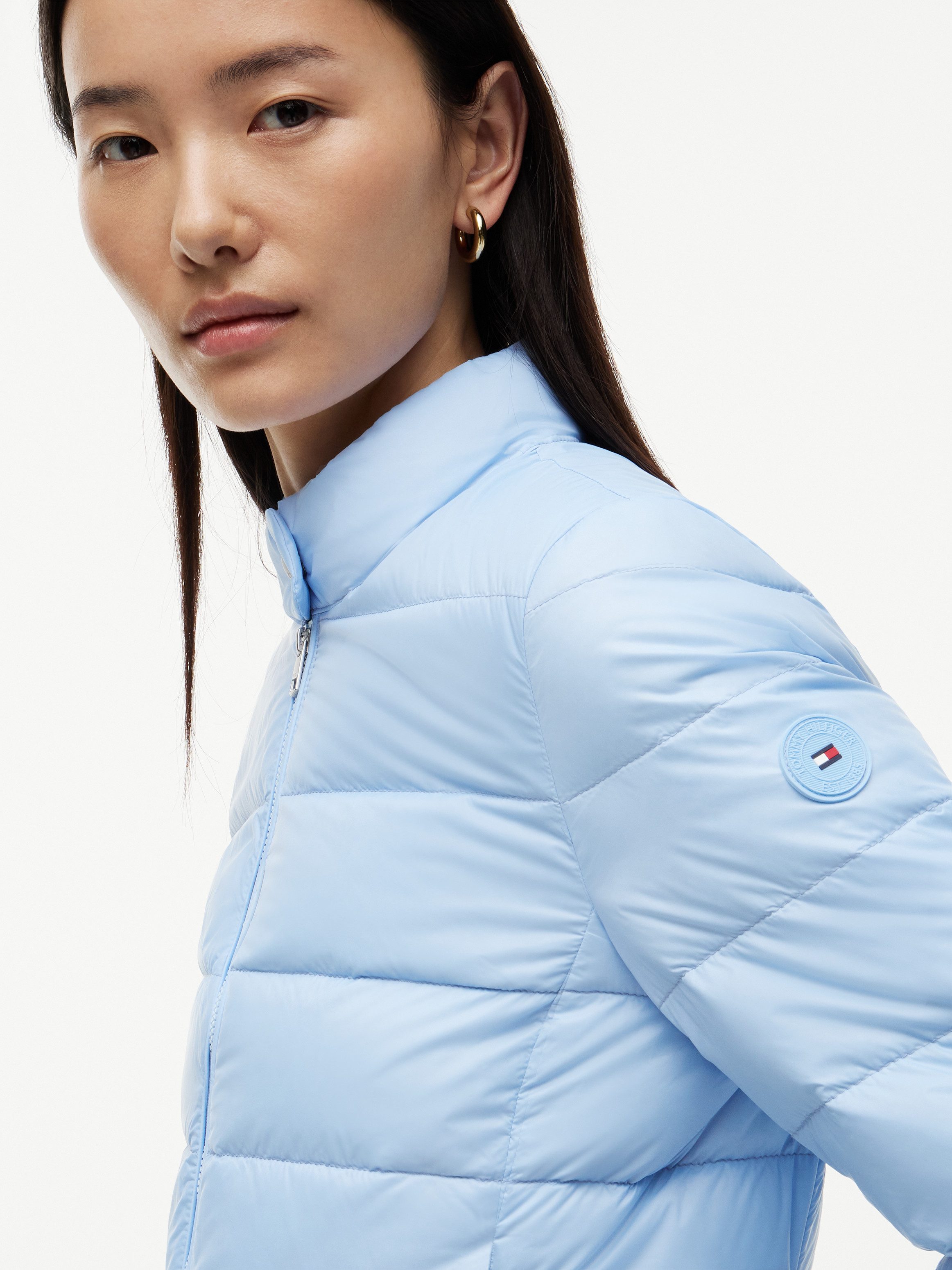 Tommy Hilfiger Daunenjacke LW DOWN PACKABLE JACKET aus pflegeleichter Kunstfaser, leichte Steppqualität