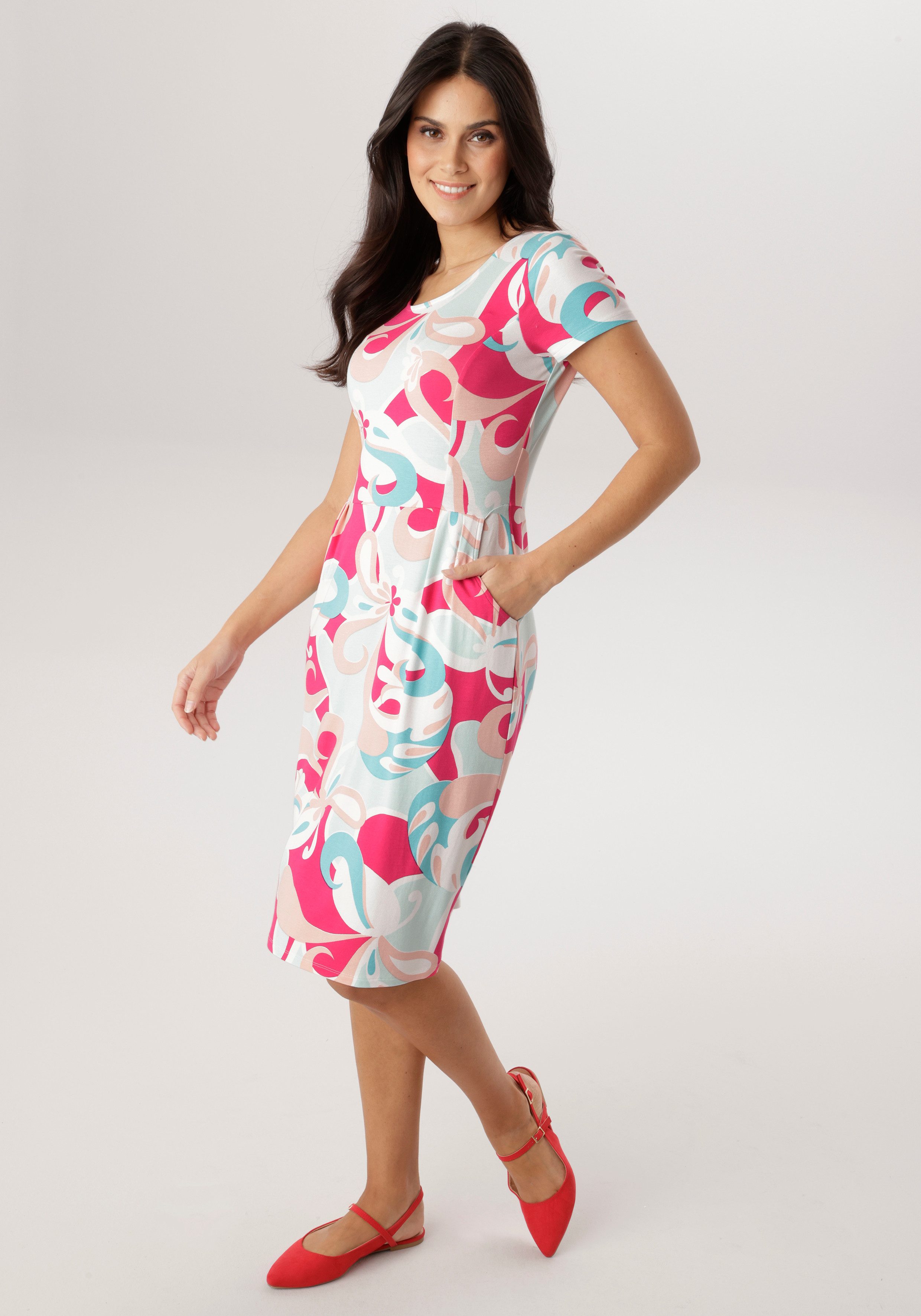 Aniston SELECTED Shirtkleid mit zwei Eingriffstaschen - NEUE KOLLEKTION günstig online kaufen