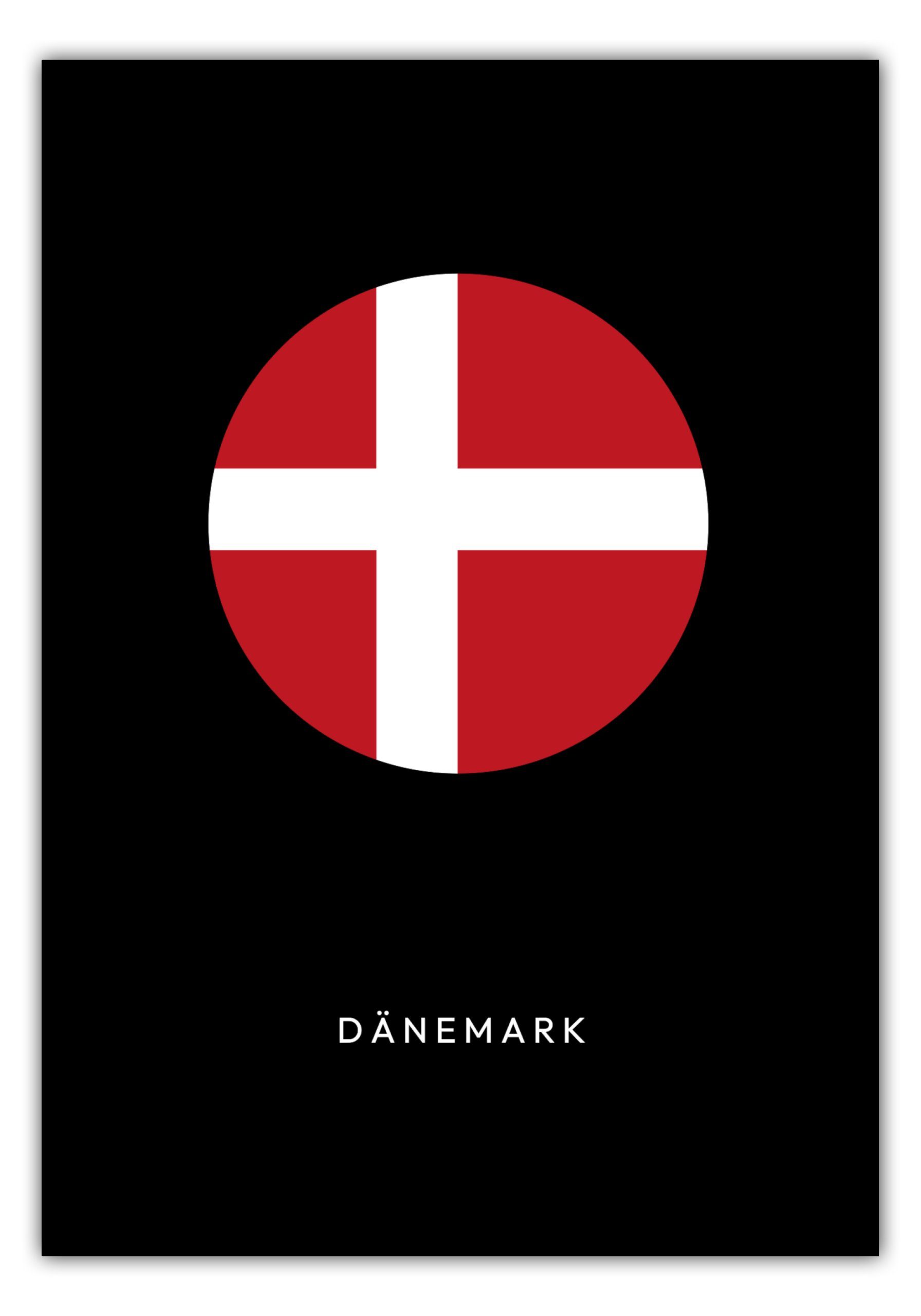 NORDIC WORDS Poster Dänemark Kreis