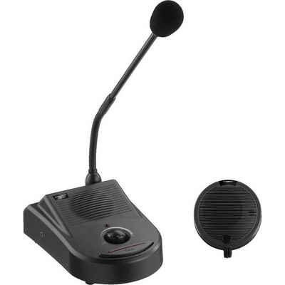 Monacor Mikrofon Gegensprechanlage,Rufanlage,Rezeption, inkl. Windschutz