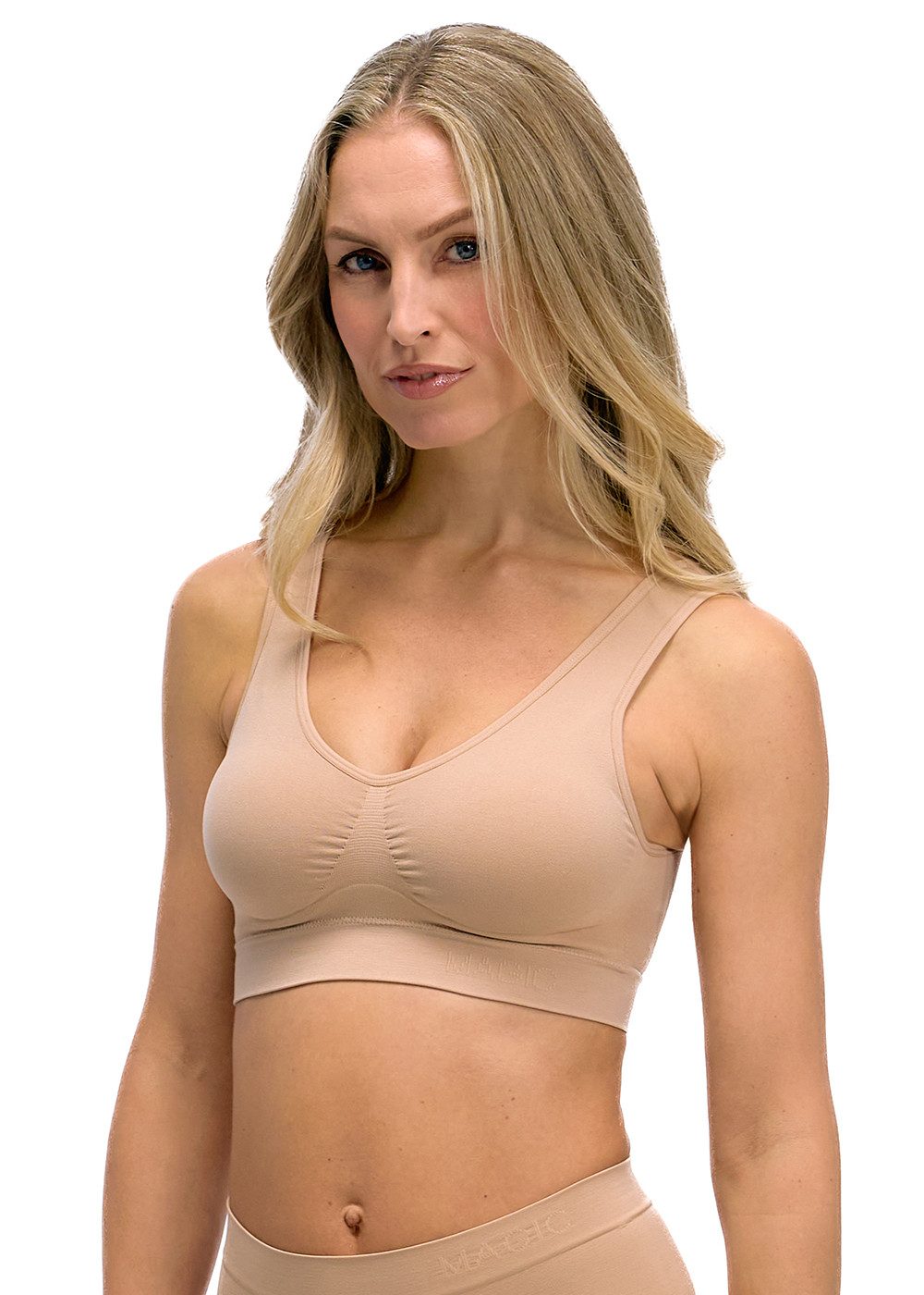 MAGIC Bodyfashion Bügelloser BH Comfort Bra bequemer, nahtloser und bügelloser BH