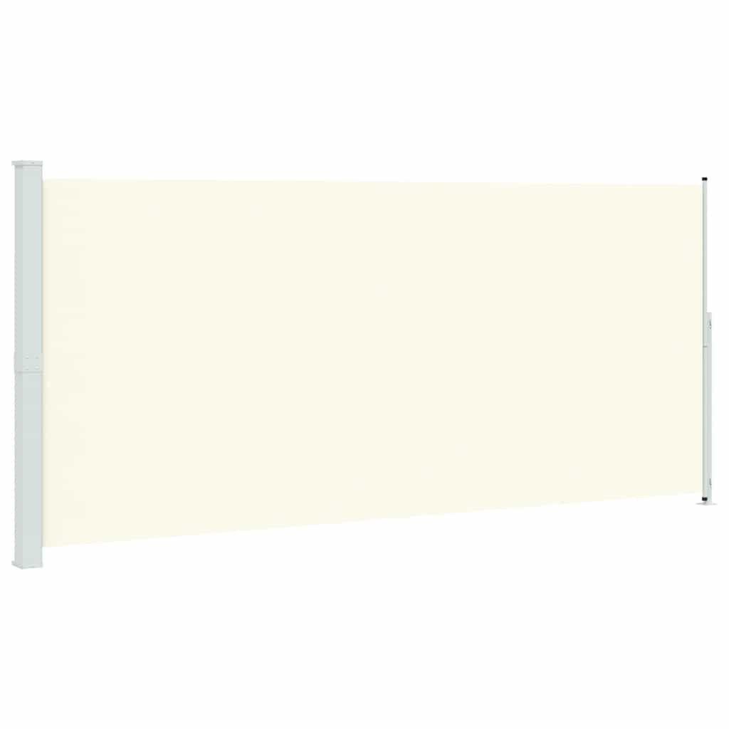 vidaXL Seitenmarkise Seitenmarkise Ausziehbar 220x514 cm Creme (1-St)