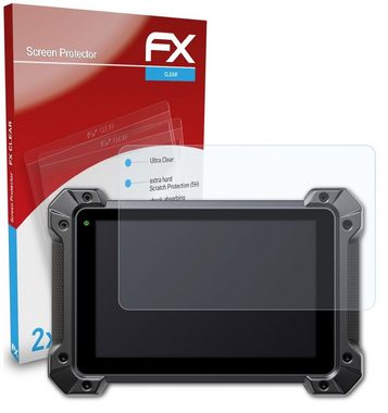 atFoliX Schutzfolie Displayschutz für Autel MaxiCOM MK908 Pro II, (2 Folien), Ultraklar und hartbeschichtet