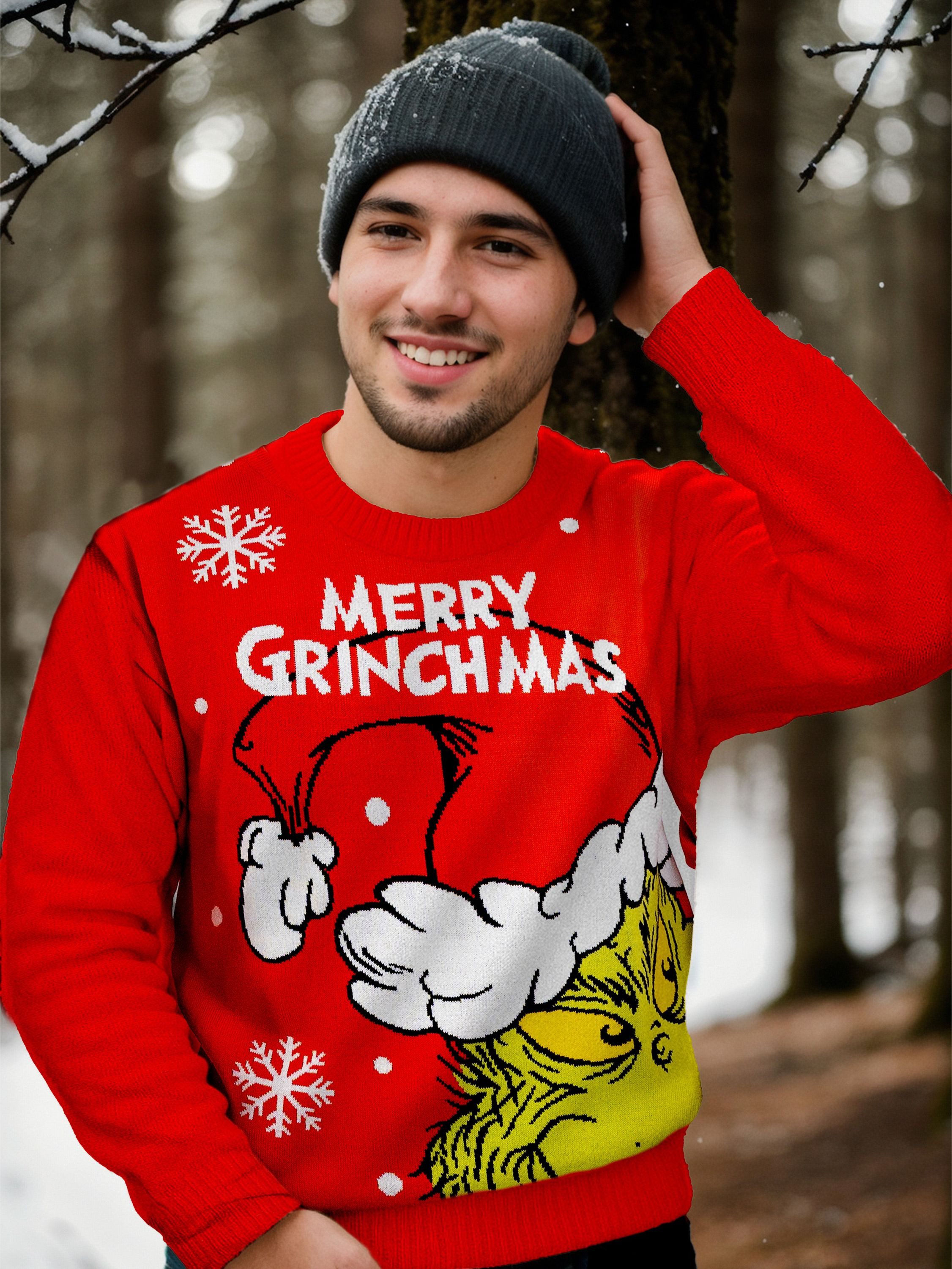 United Labels® Weihnachtspullover The Grinch Weihnachtspullover Winter Pullover Ugly Christmas Sweater